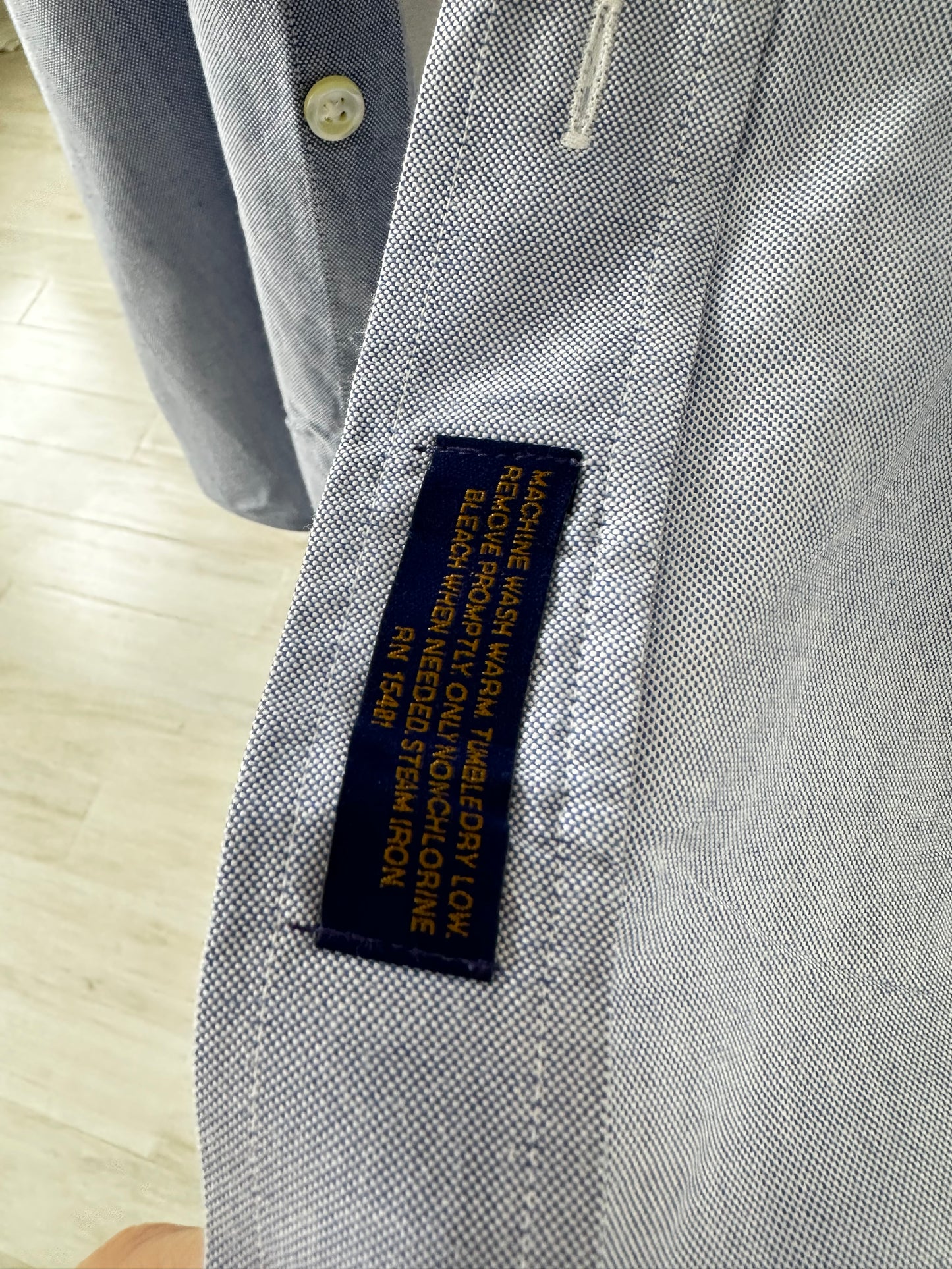 90s Tommy Hilfiger blue oxford