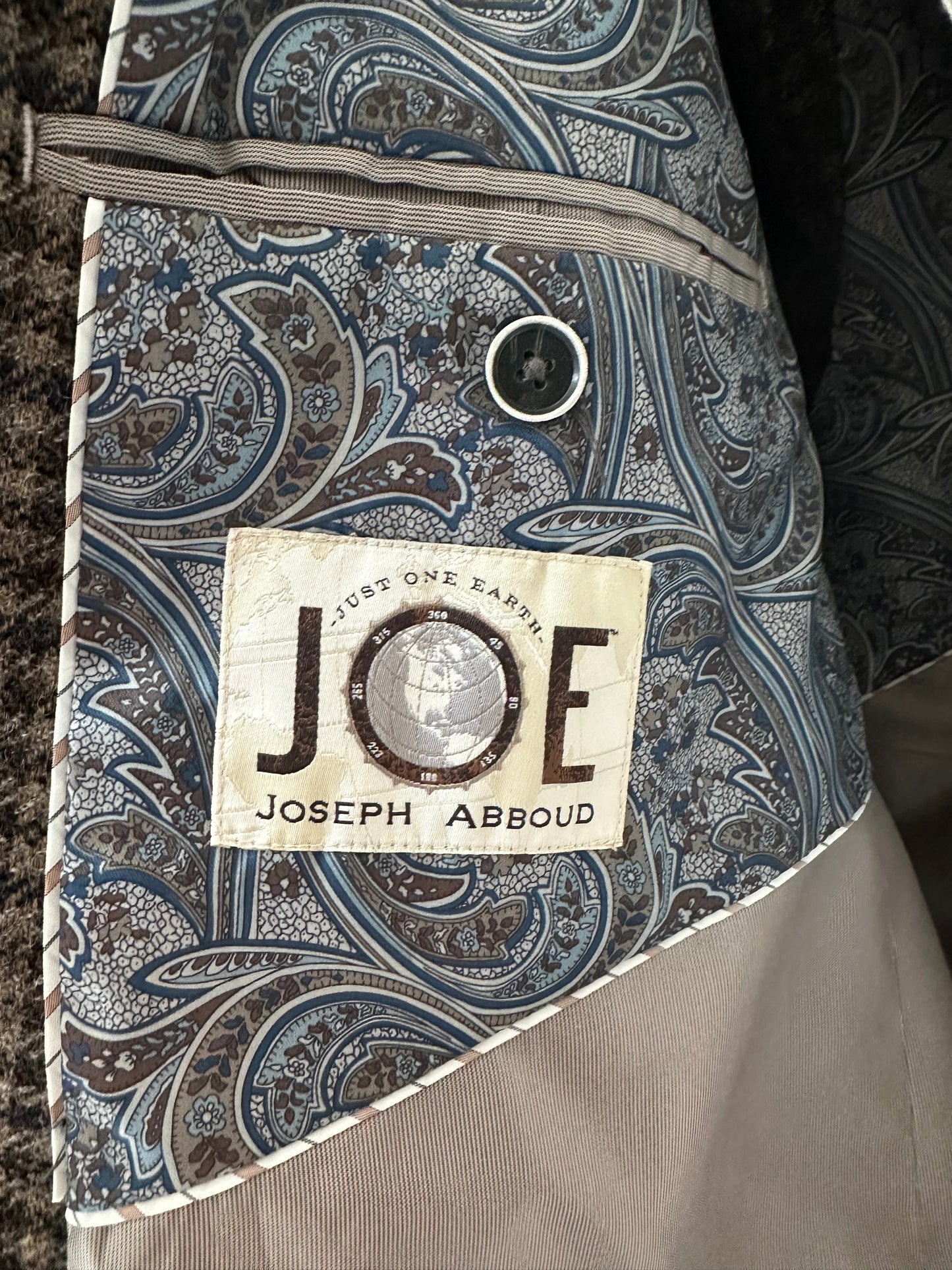 90s Joe by Joseph Abboud plaid wool blazer