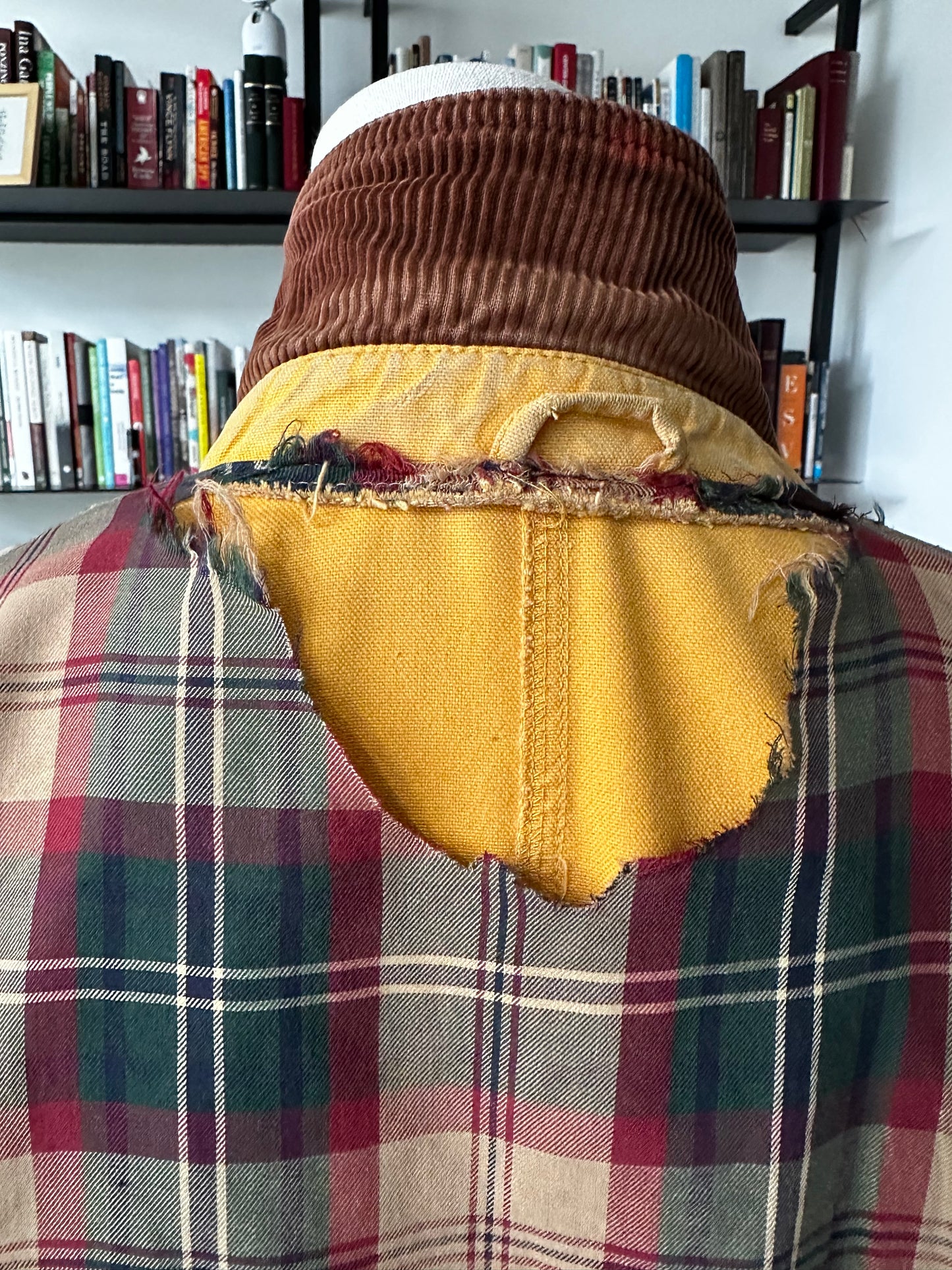 90s (JCrew?) yellow barn coat