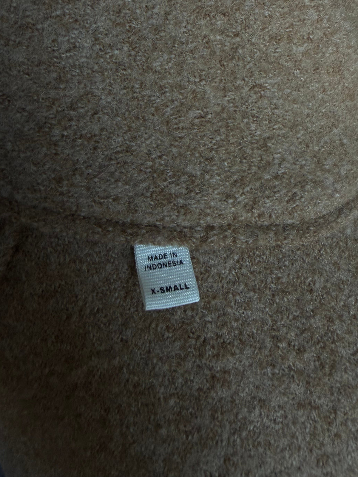 Buck Mason felted wool blanket coat. Size XS