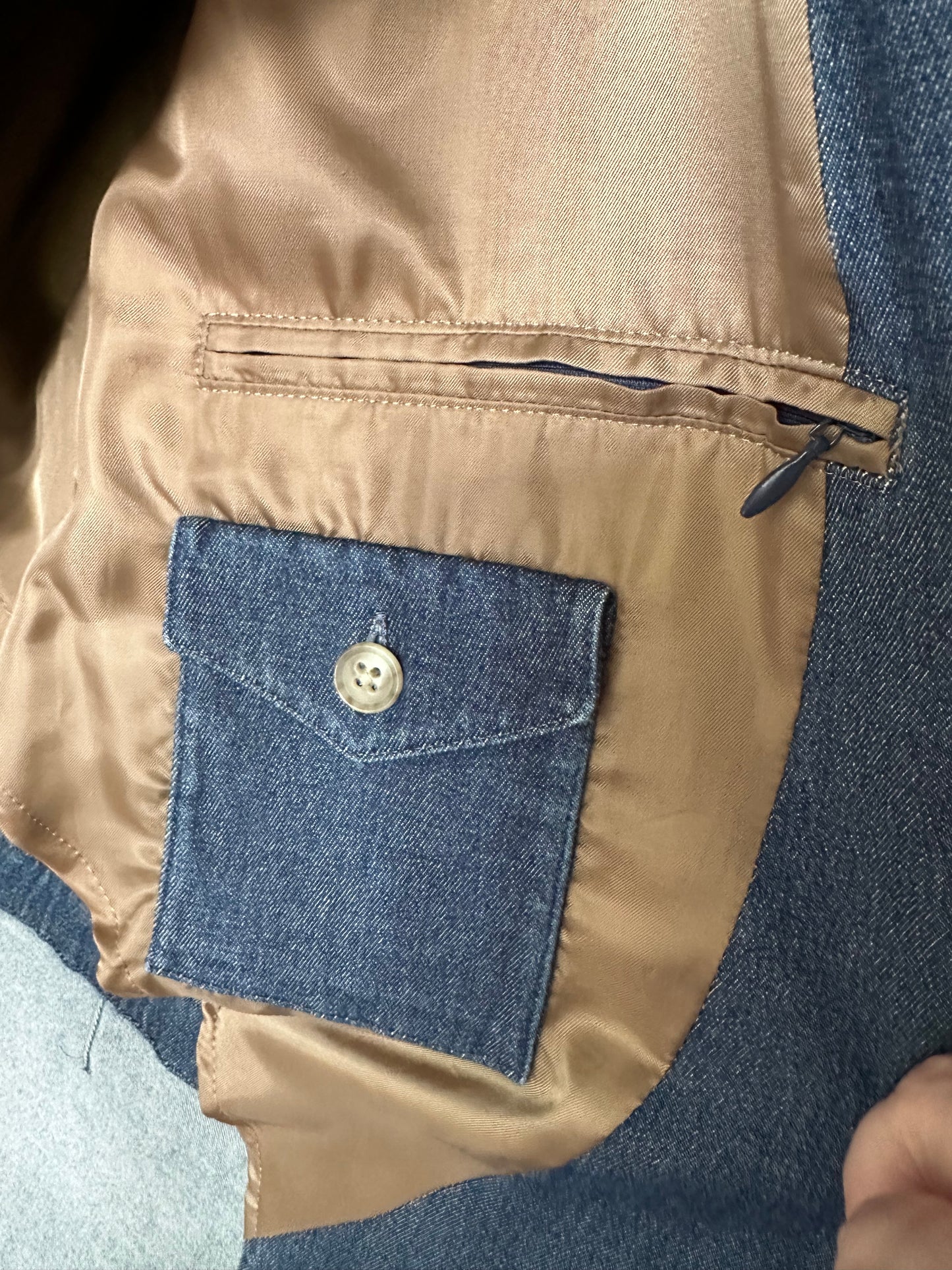 90s Paul Fredrick denim blazer