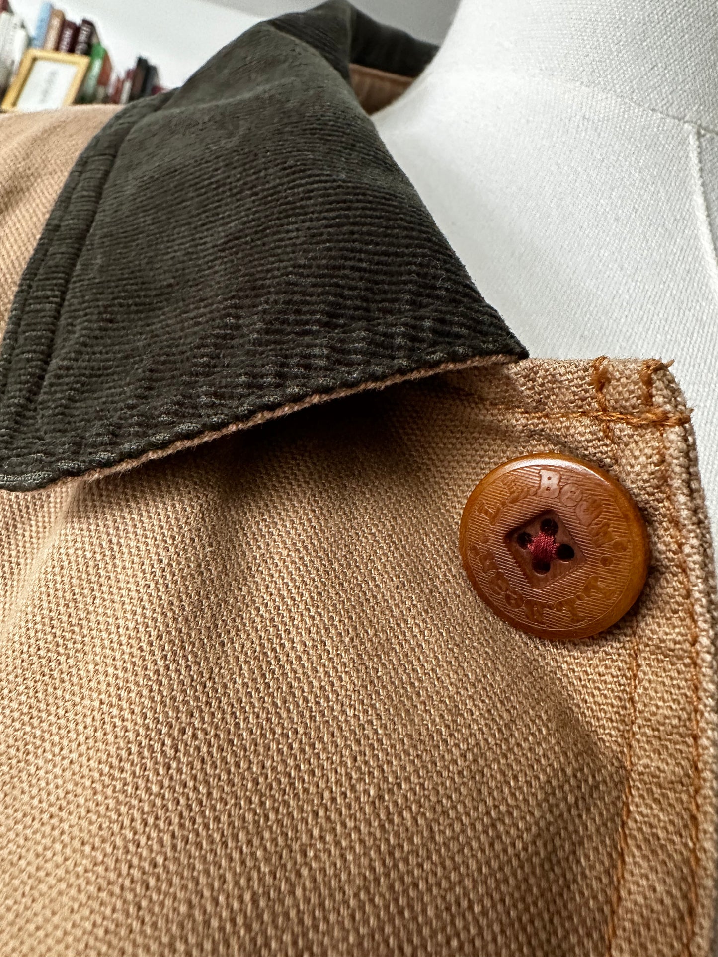 90s LL Bean tan barn coat