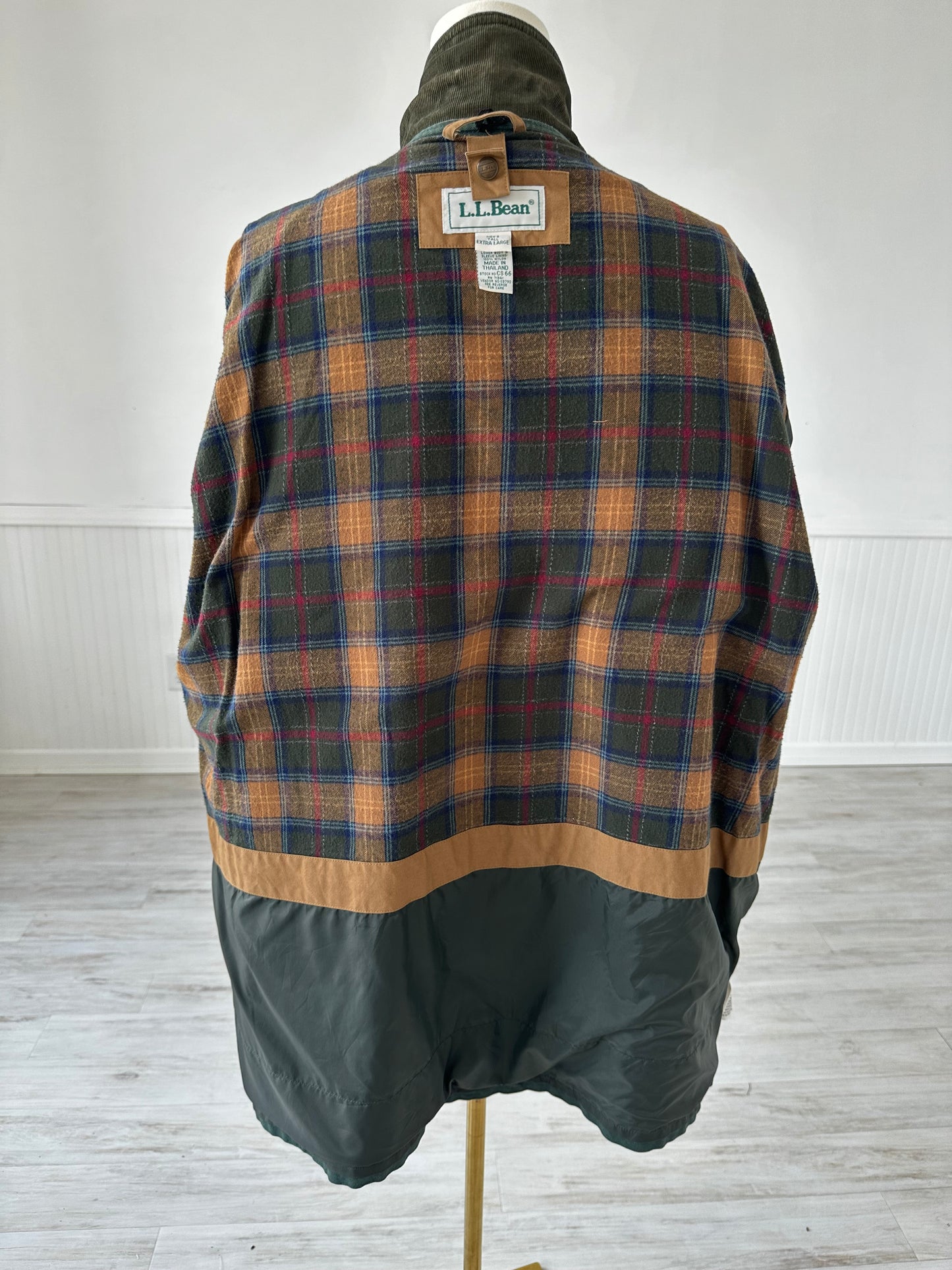 90s LL Bean green barn coat