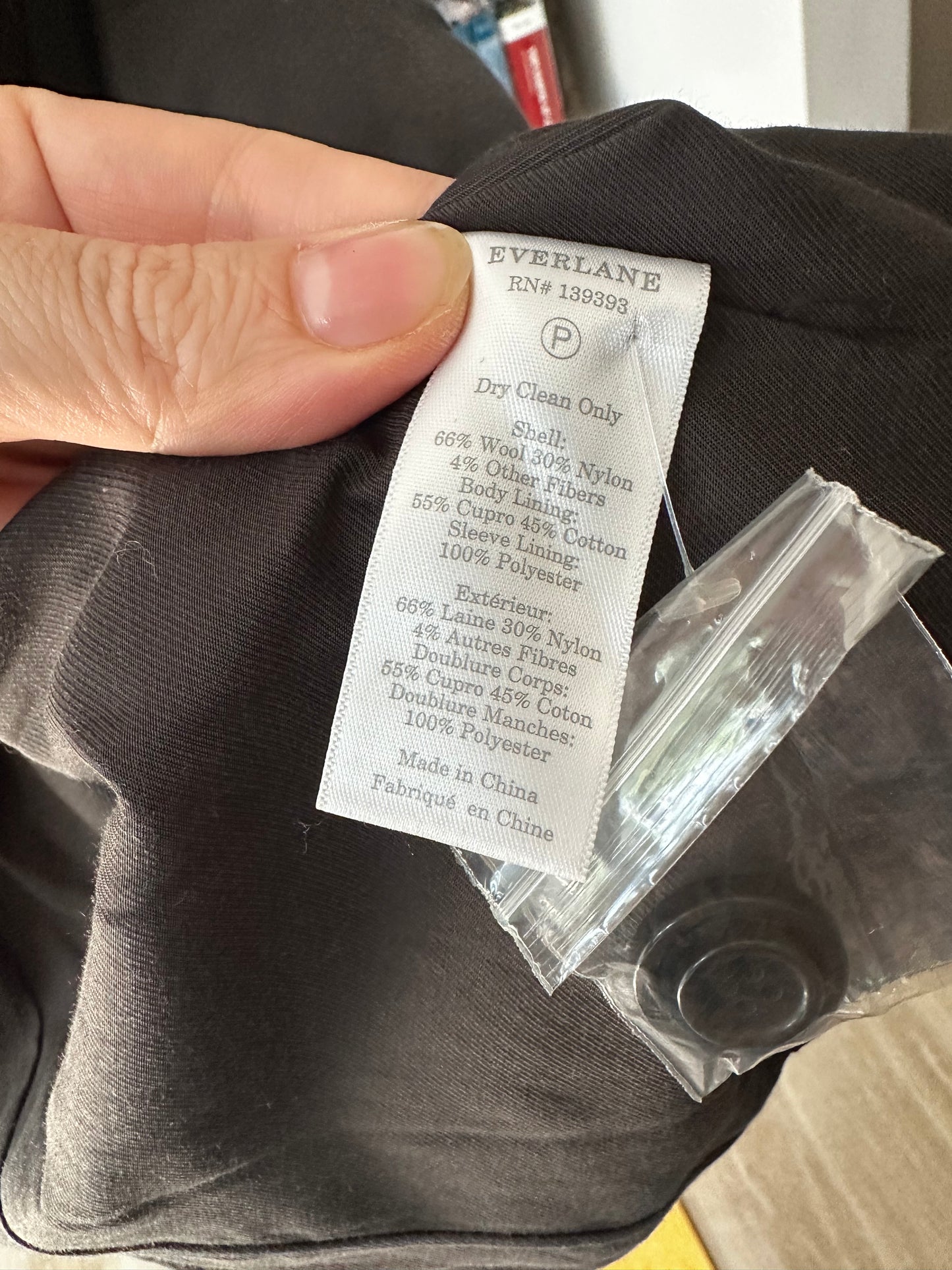 Everlane The Oversized Blazer in wool. NWOT. Size 10