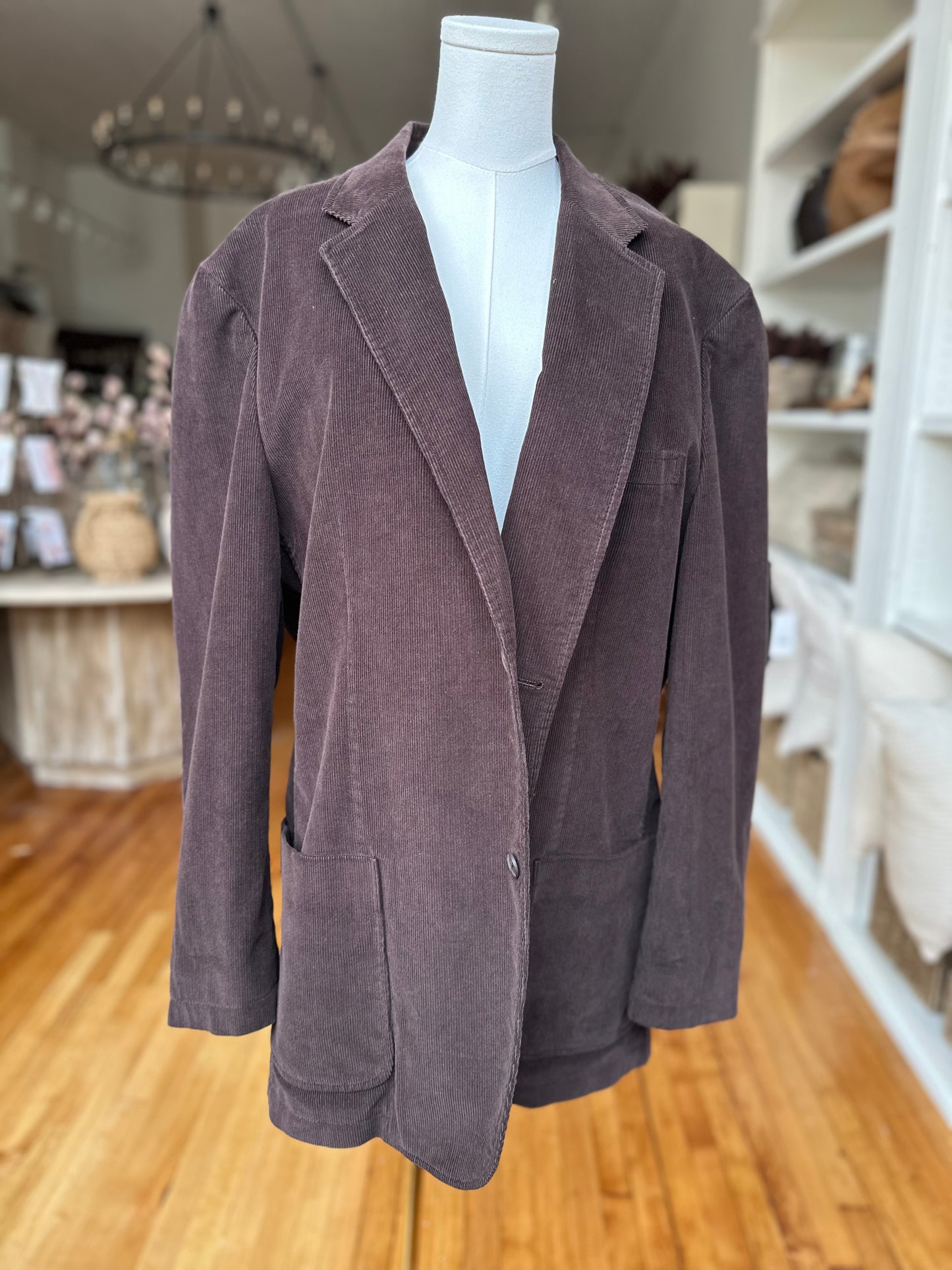 90s Club Room brown corduroy blazer