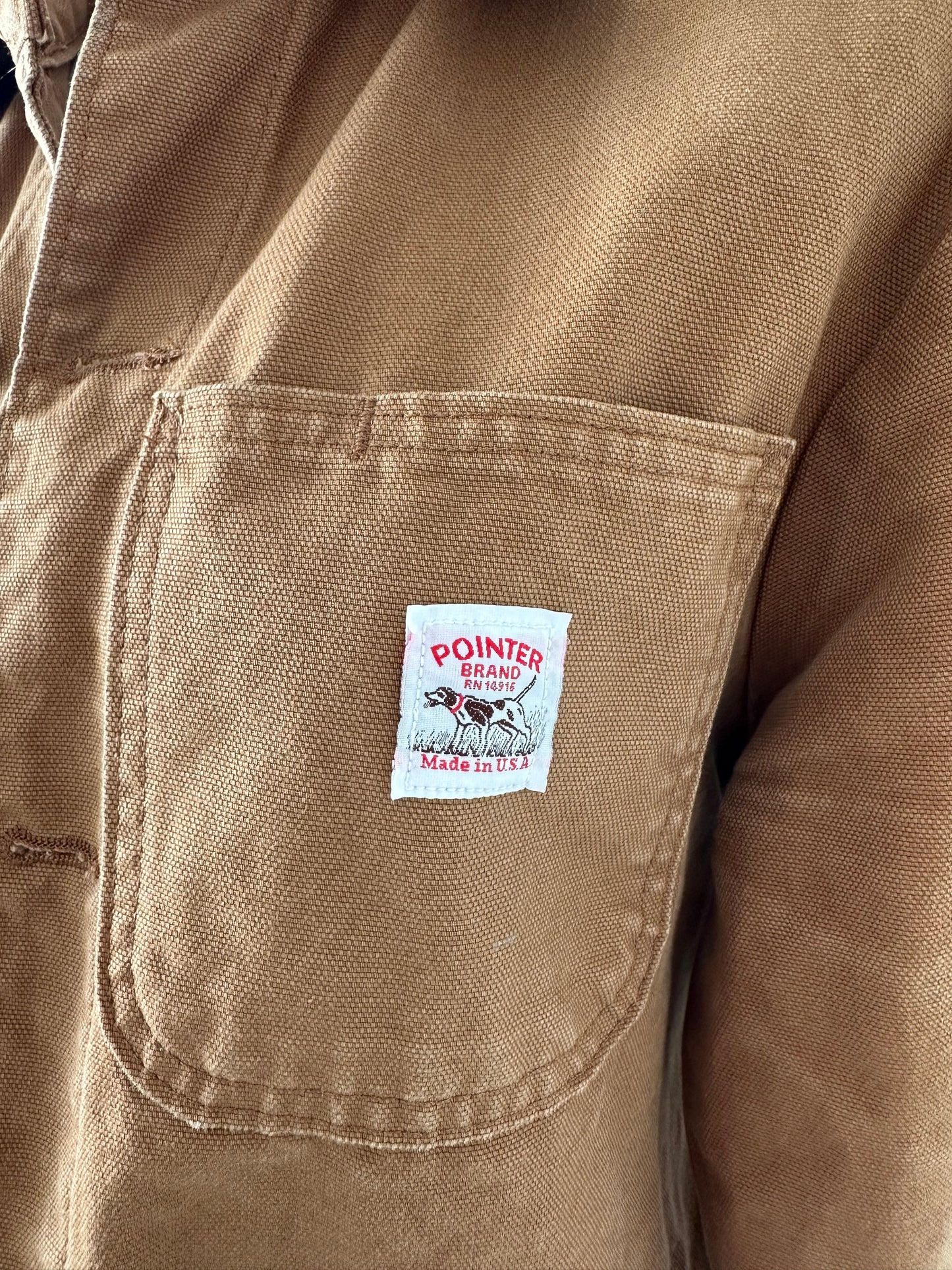 80s/90s Pointer duck canvas chore coat