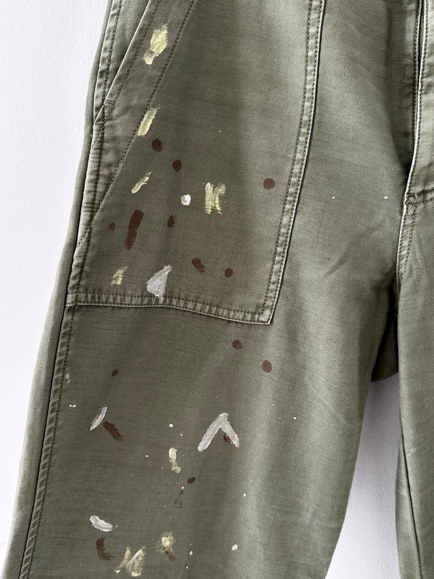 JCrew Foundry paint splatter pants