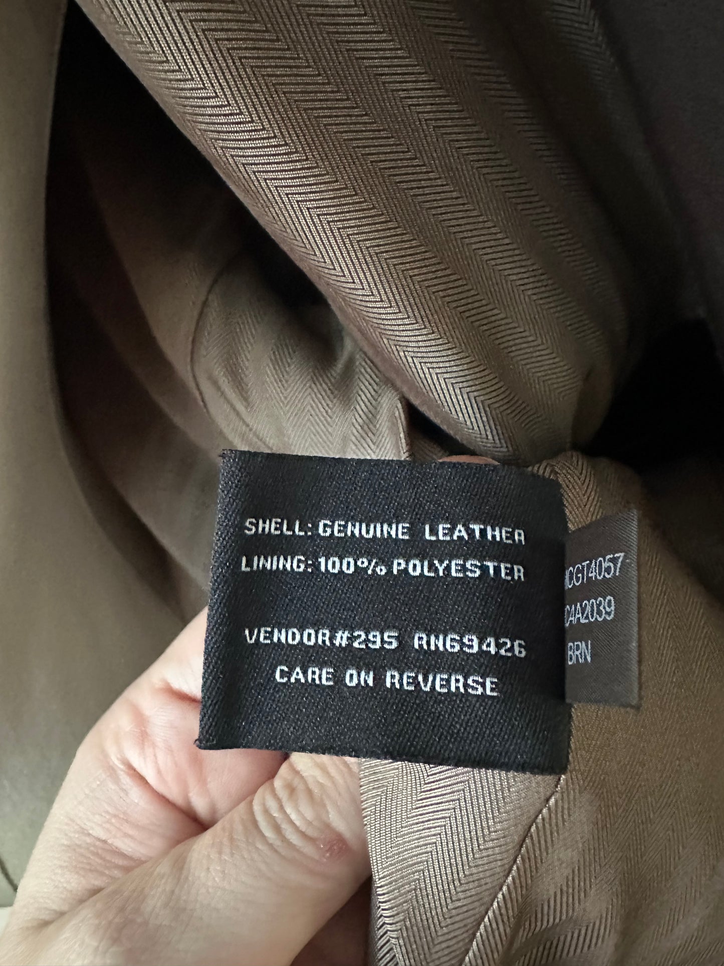 Y2K Wilson’s leather blazer in brown