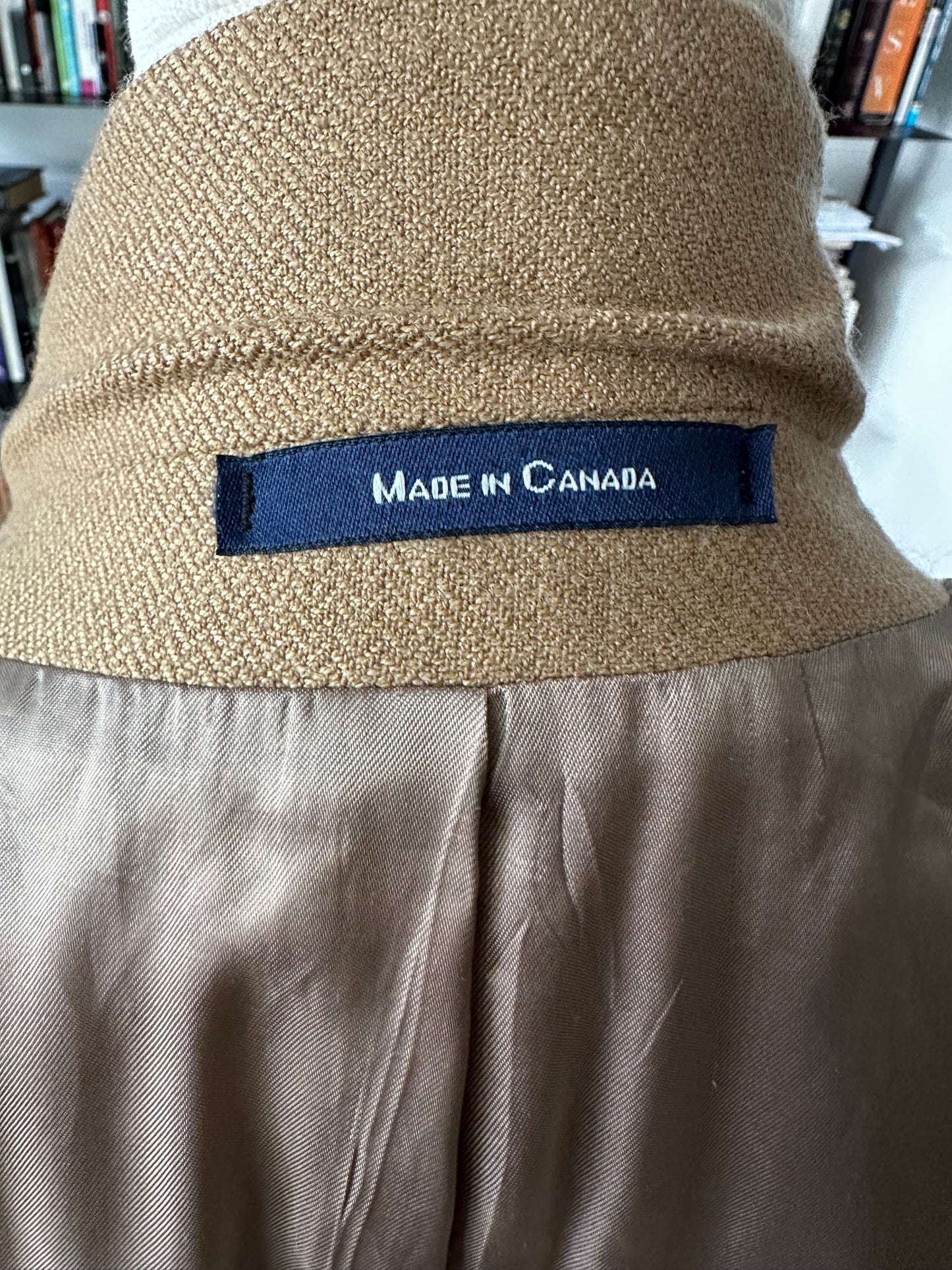 90s Ralph Lauren wool/cashmere blazer. Made in Canada