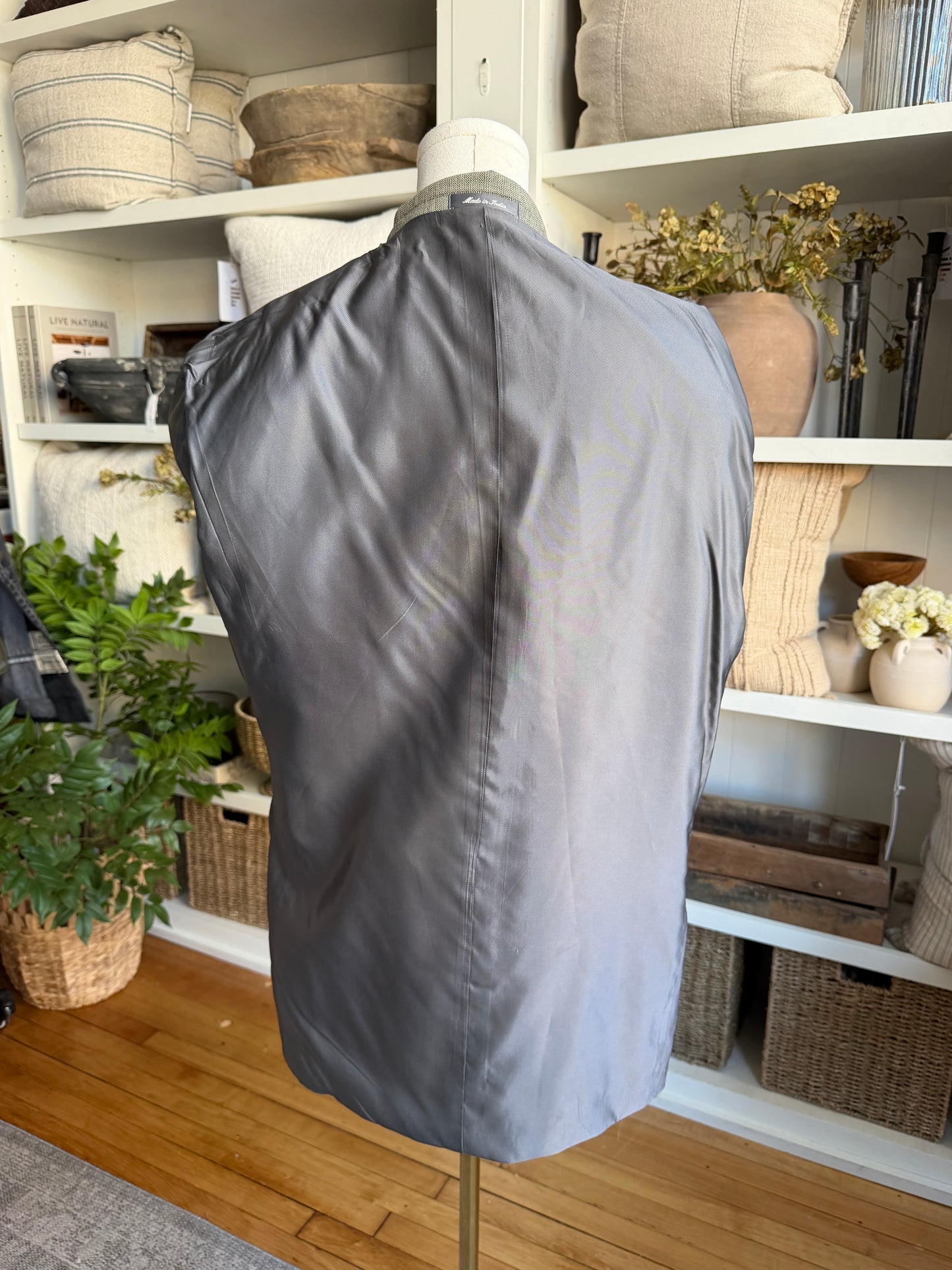 00s Oscar De La Renta lightweight wool blazer