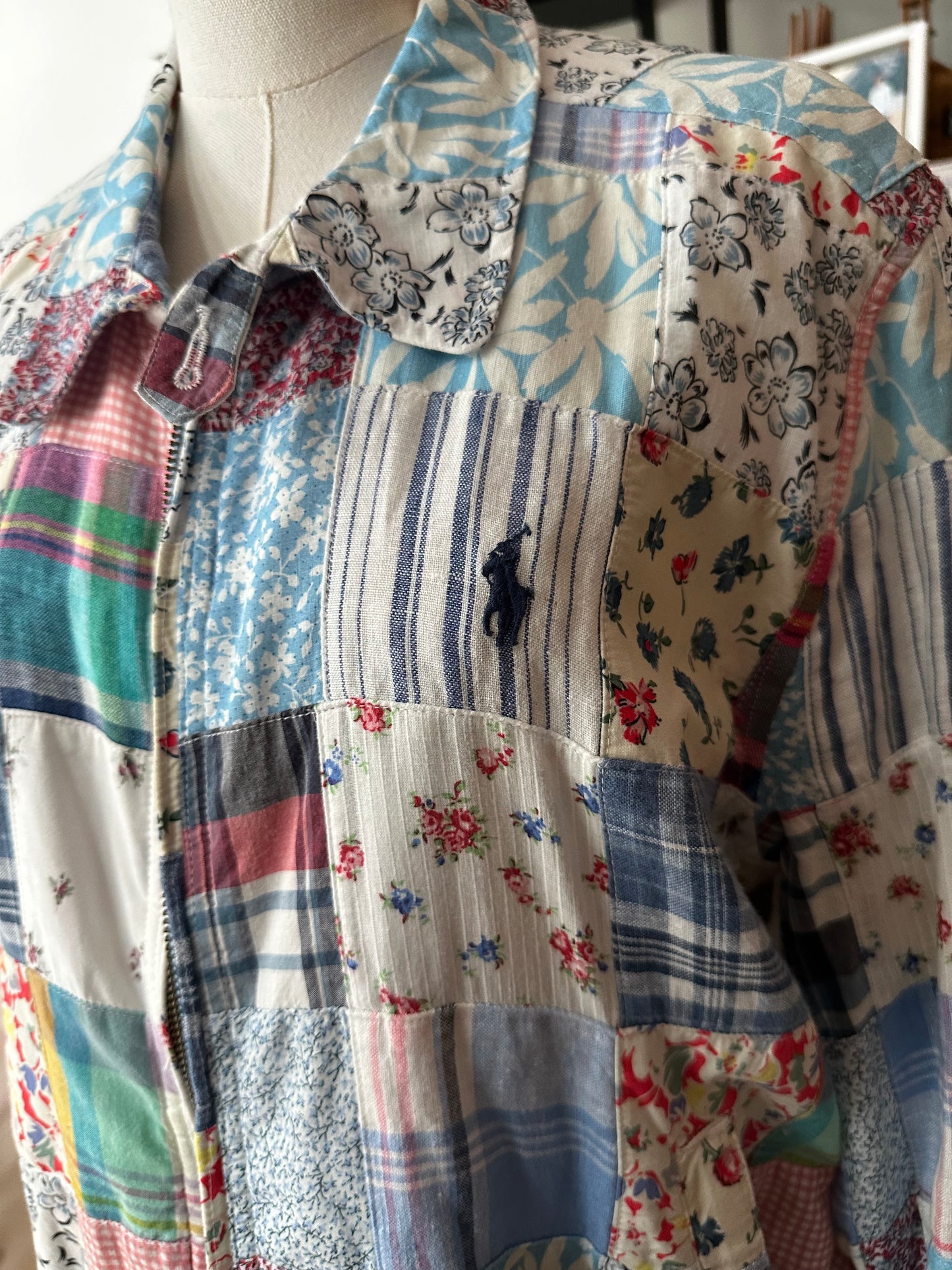 Polo Ralph Lauren cotton patchwork bomber