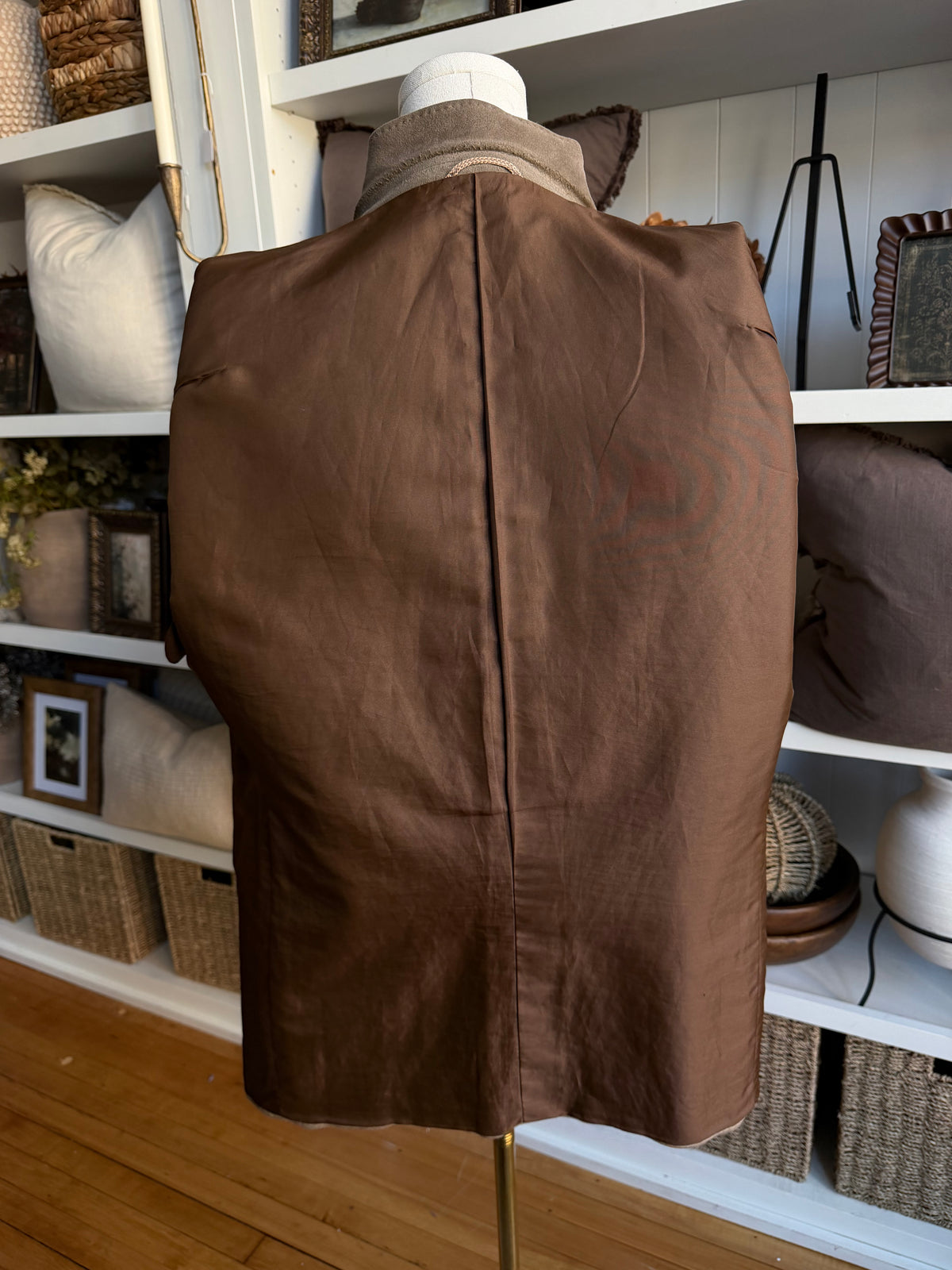 70s Bernhardt micro suede blazer. Fits S-L