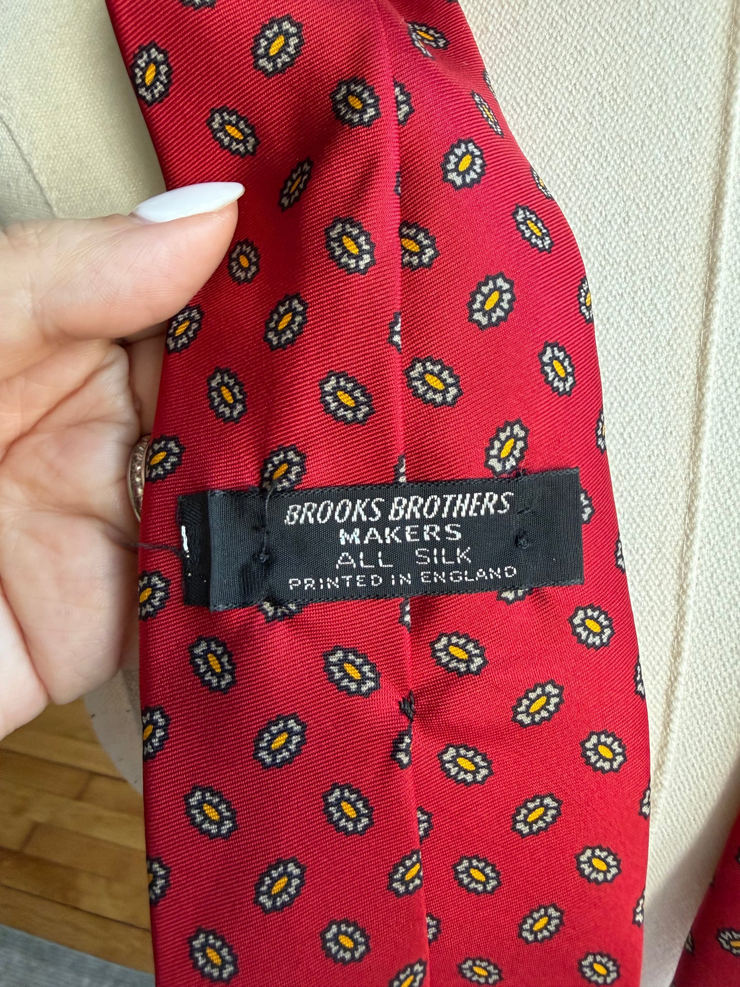 80s Brooks Brothers silk tie