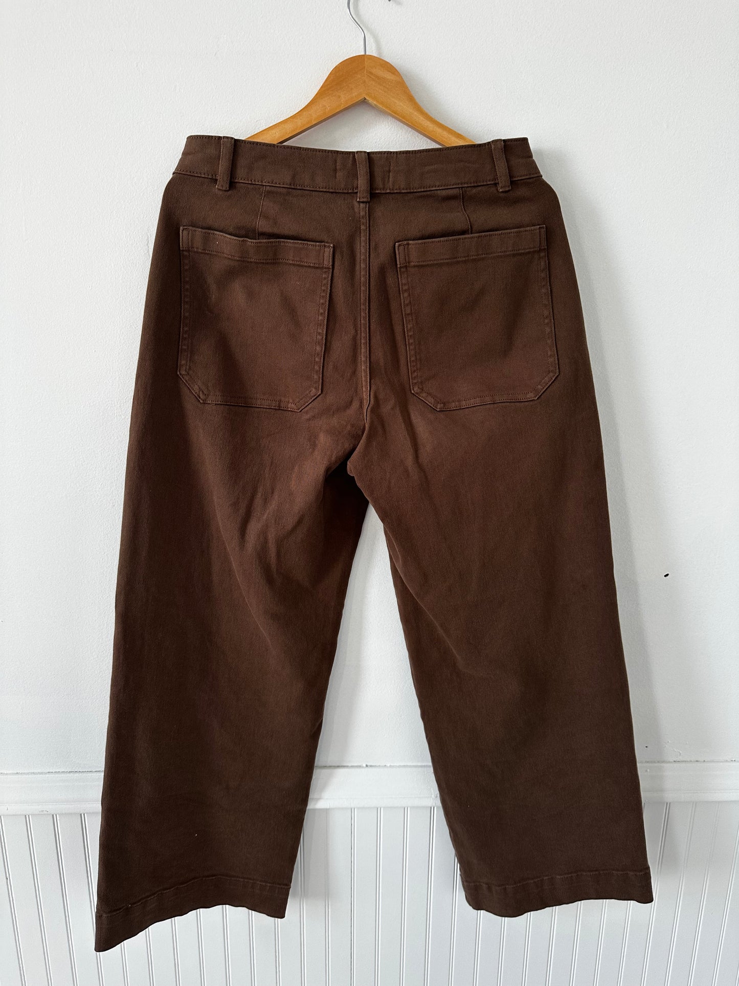 Everlane wide leg crop. Size 10R