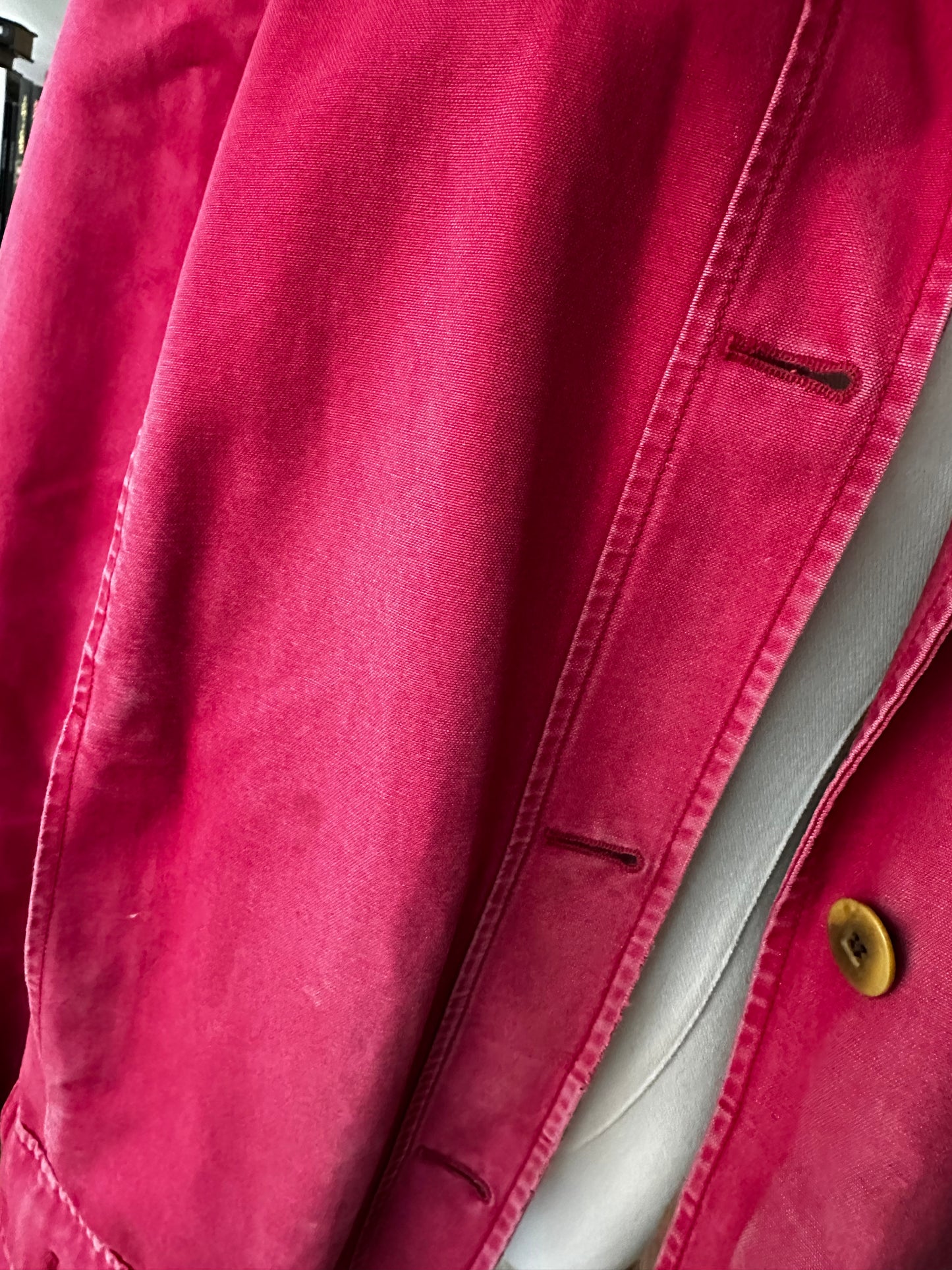 90s LL Bean faded red barn jacketed