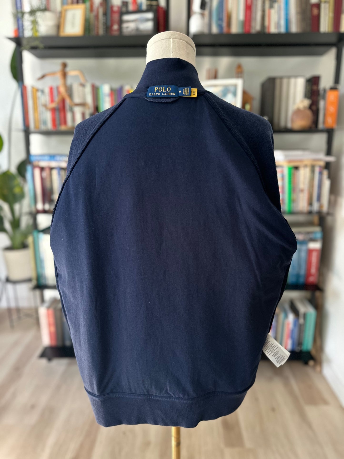 Polo Ralph Lauren Navy Triple-Pony Bomber Jacket