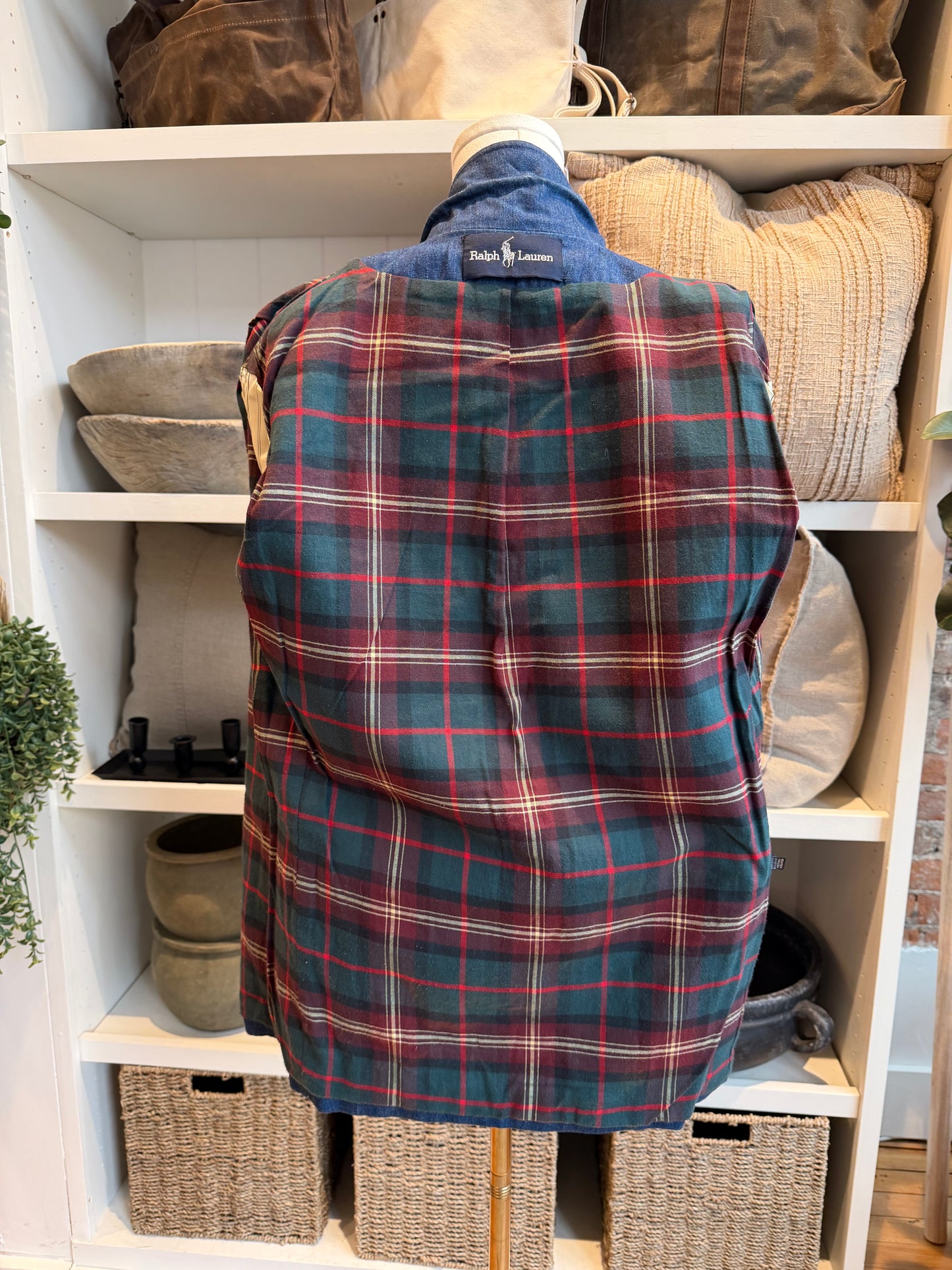 80s Ralph Lauren denim blazer