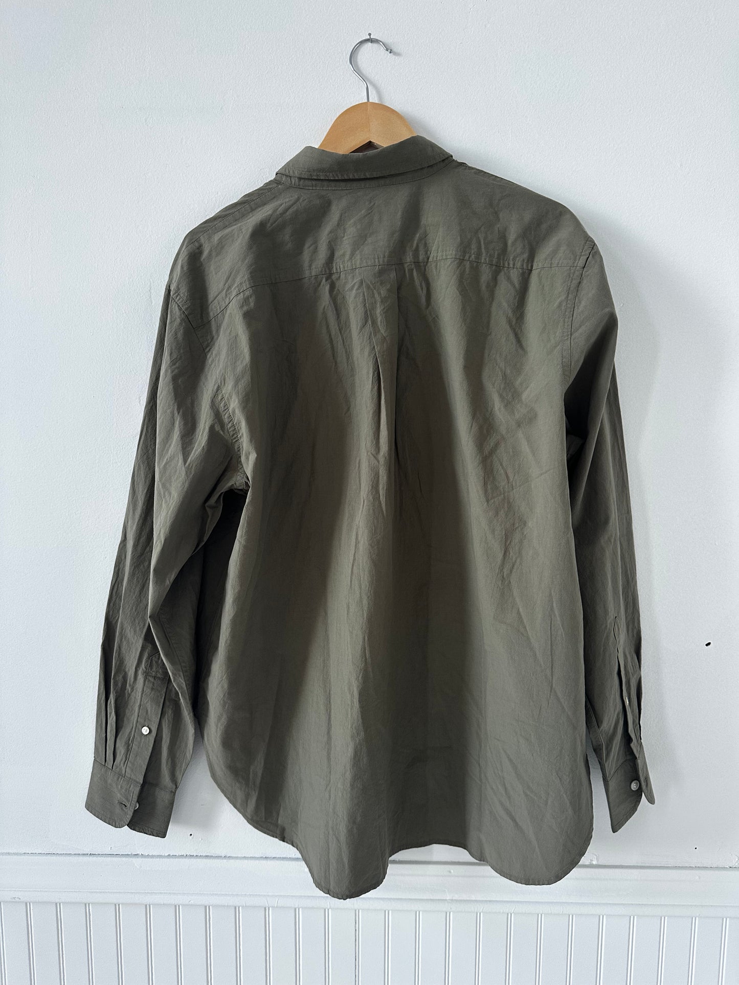 Buck Mason Mainstay cotton button down. Size X-Large