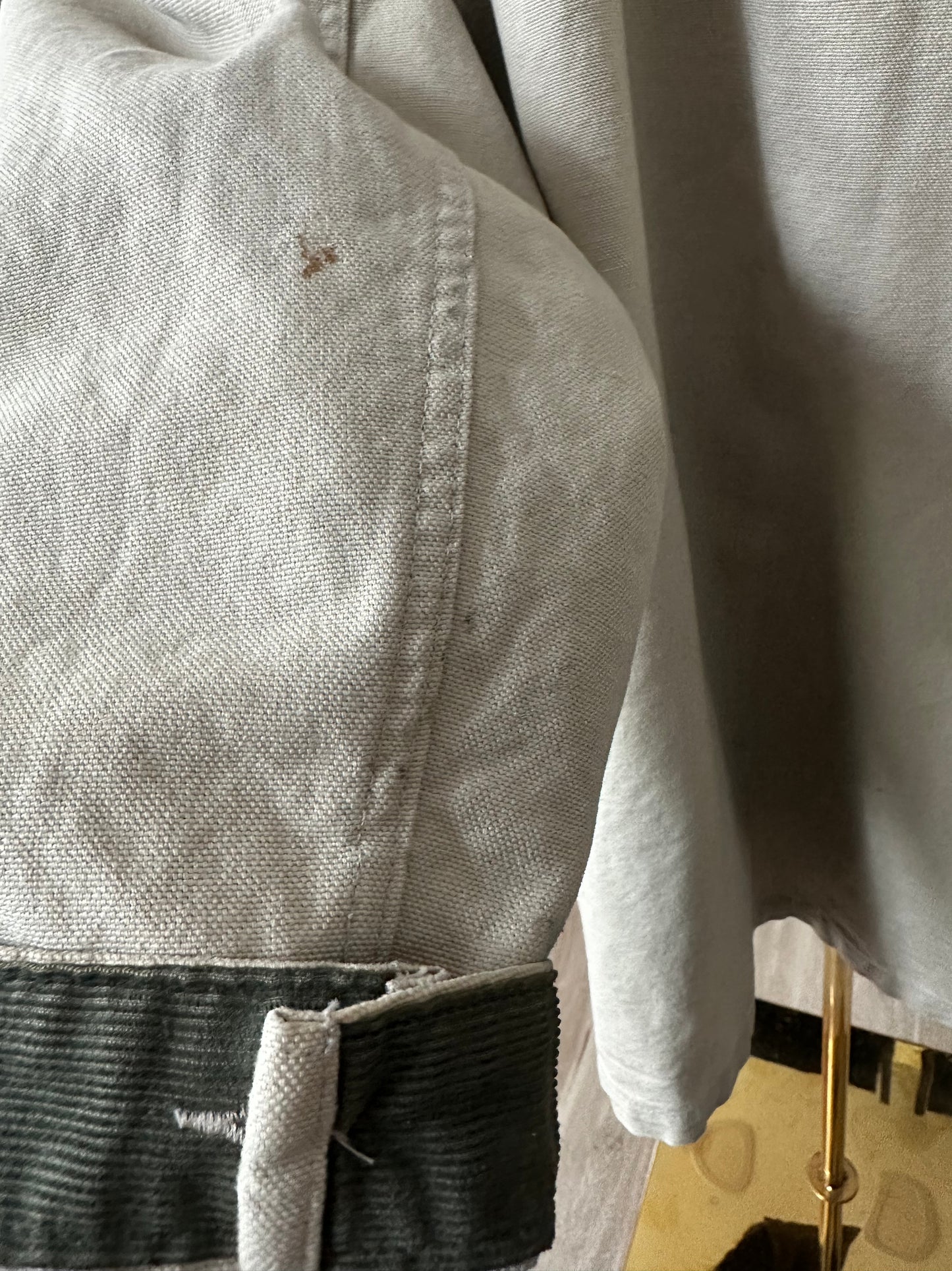 90s LL Bean khaki barn coat with removable lining. Made in the USA