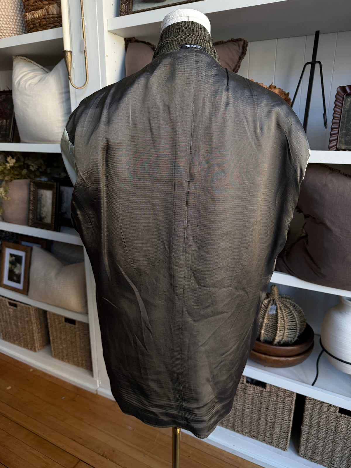 90s Oscar De La Renta green wool blazer. Fits XS-M