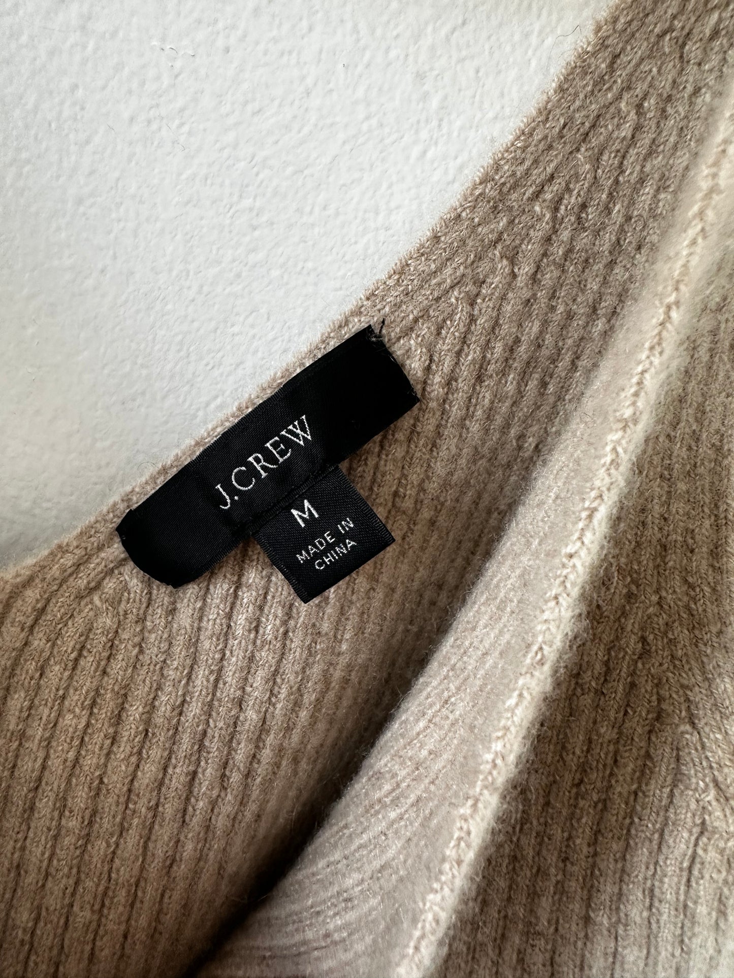 JCrew cashmere cropped tank. Size medium