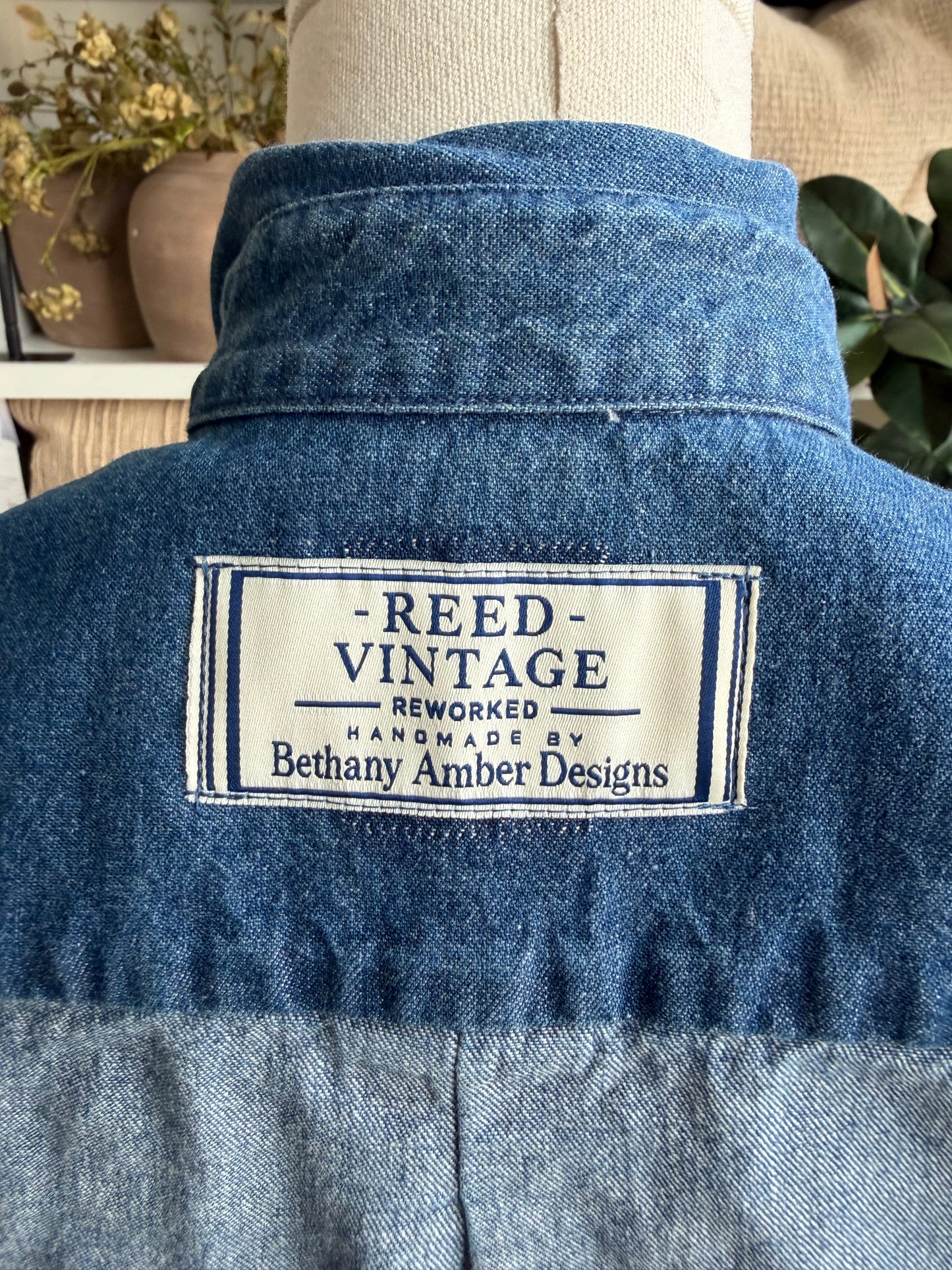 #6 Denim Reworked Button Down