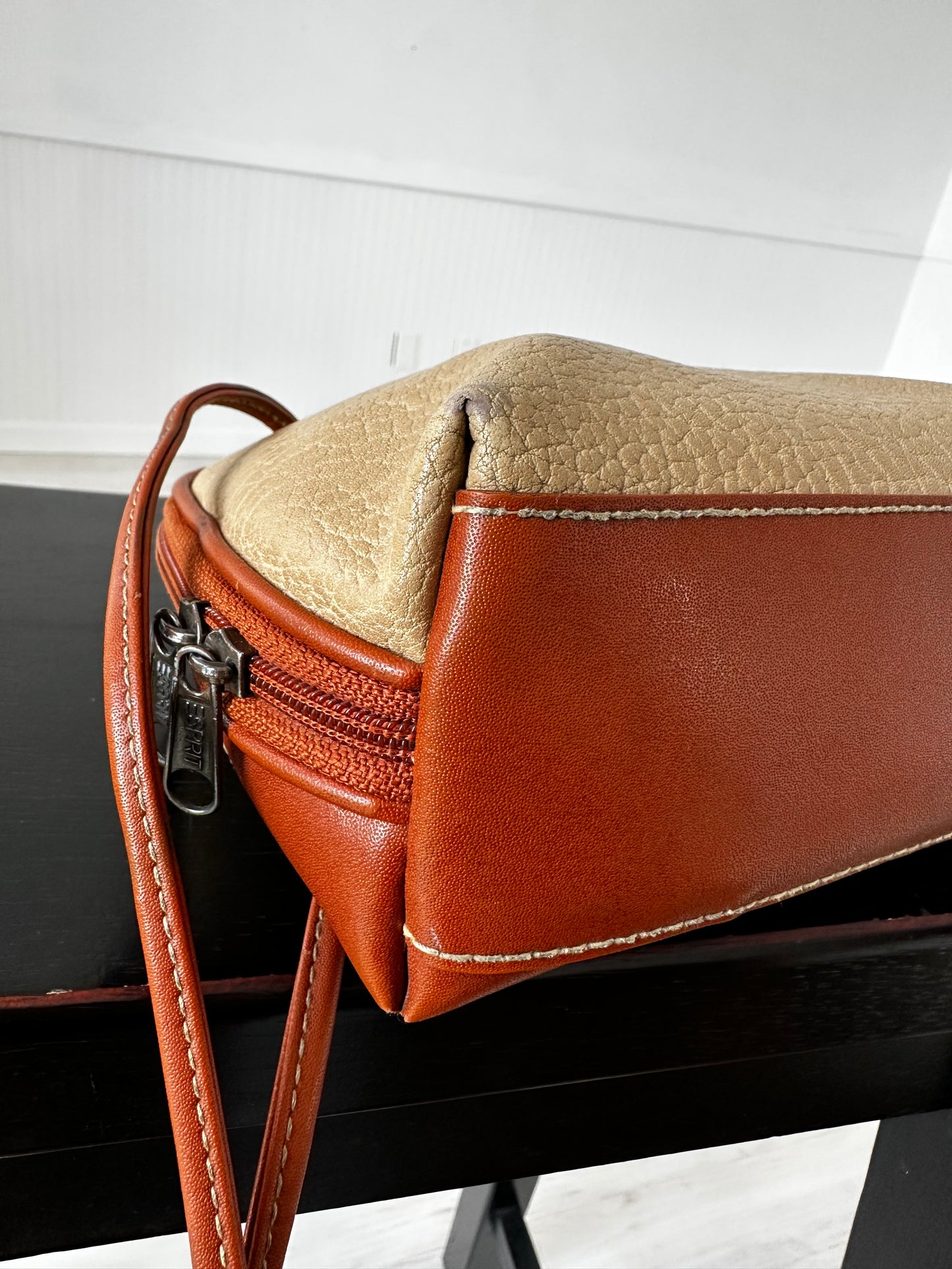 80s Esprit pebbled leather crossbody
