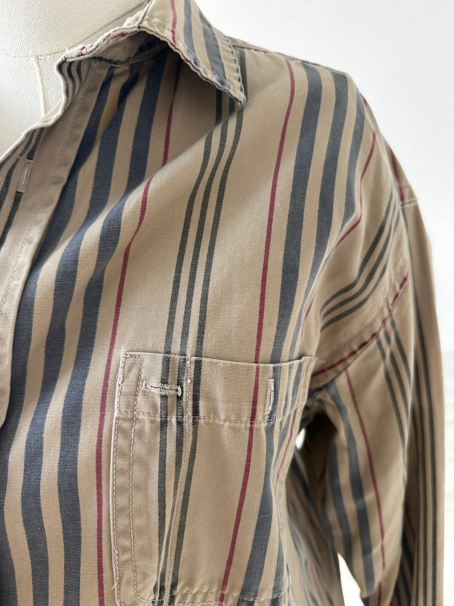 90s American Eagle cotton striped button down.
