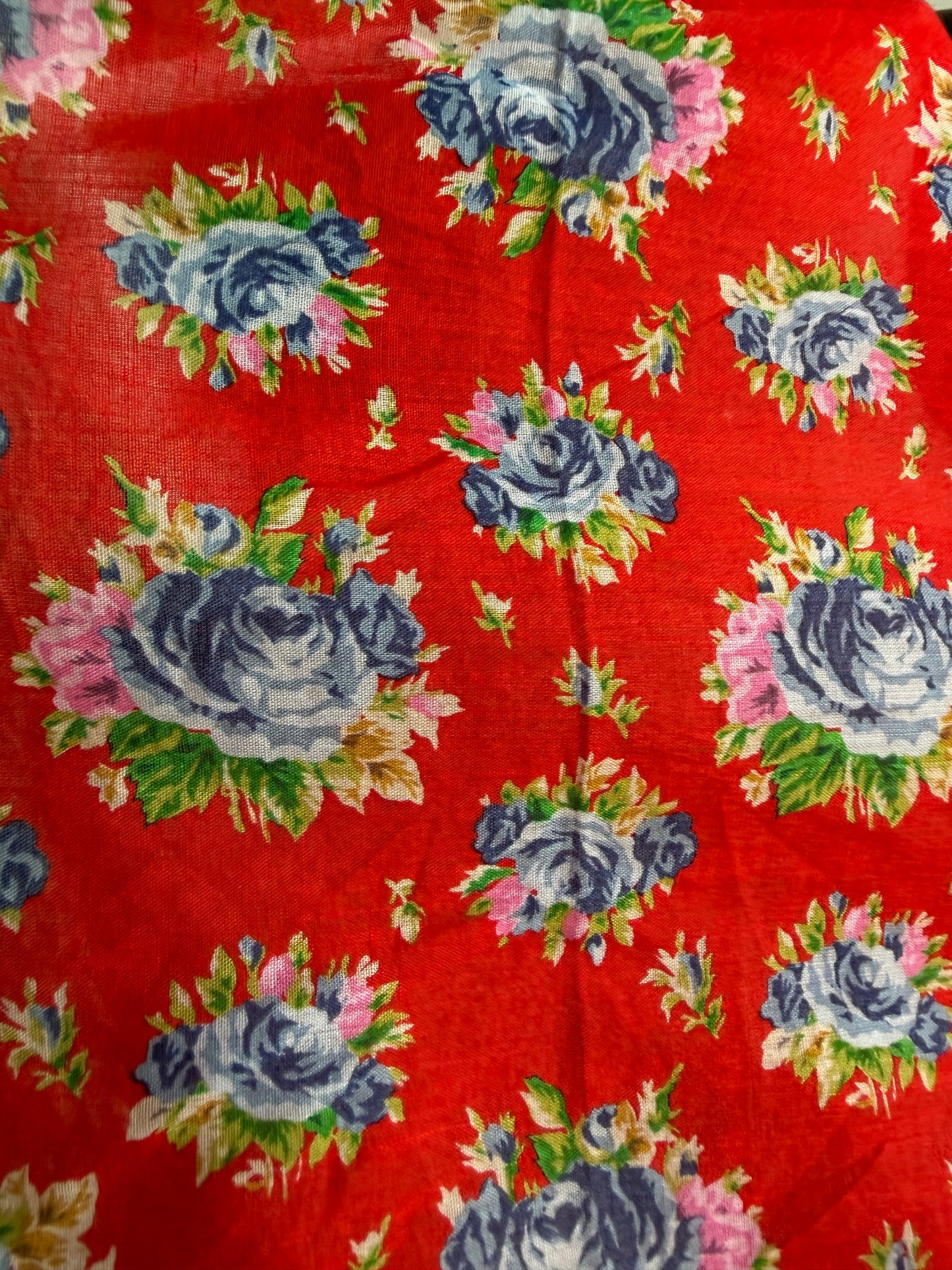 #14 Vintage Yves Saint Laurent cotton scarf