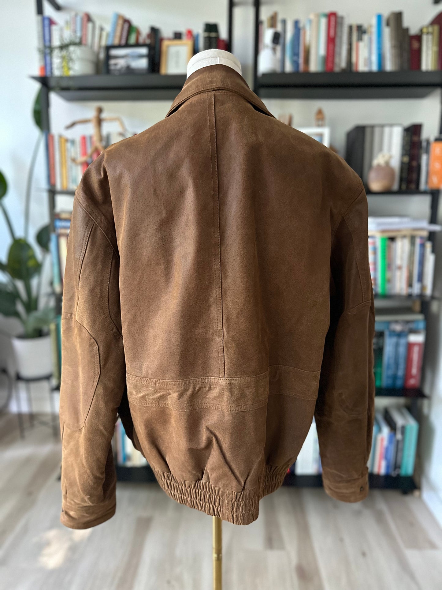 90s Wilson’s leather suede bomber