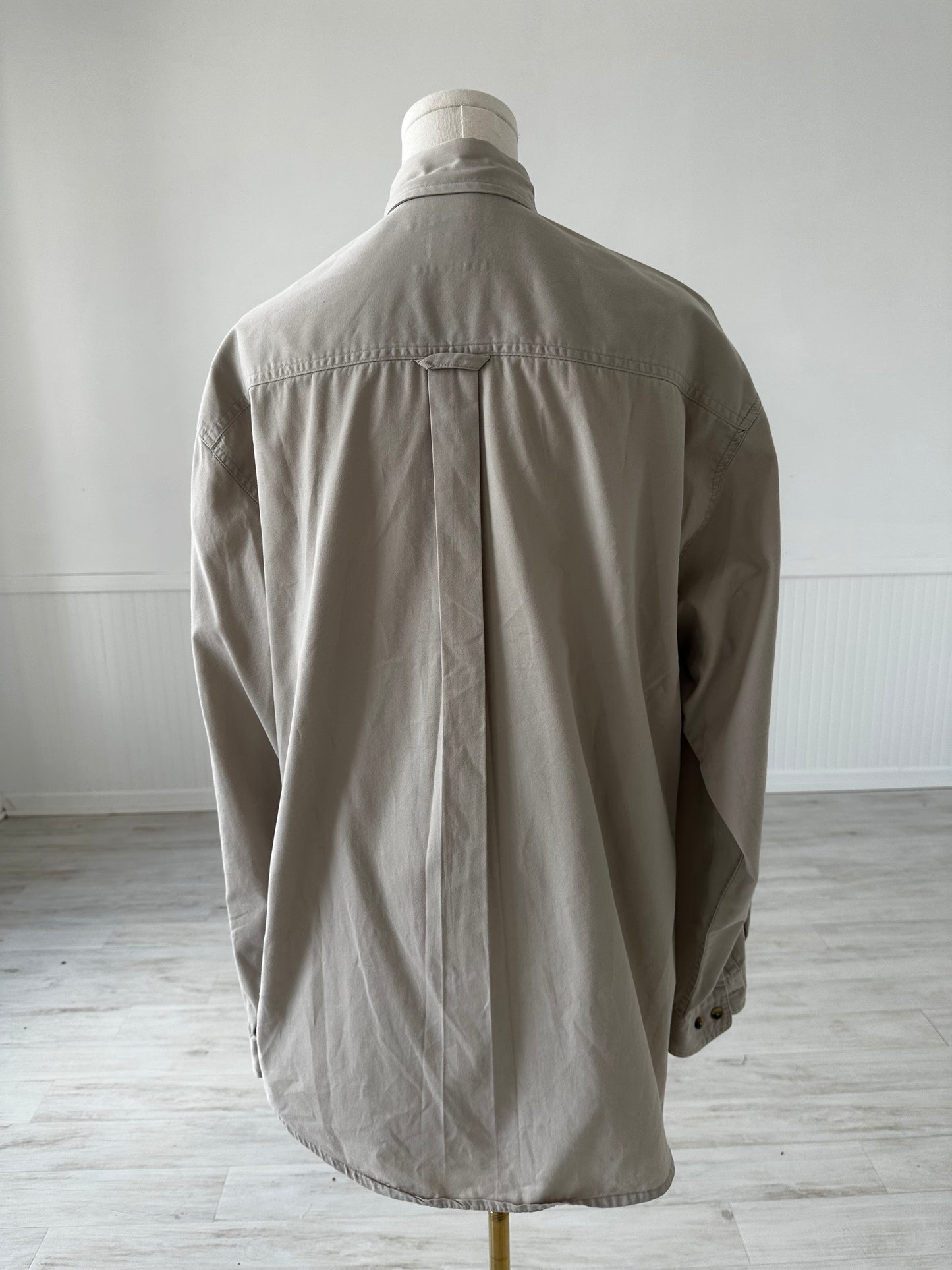 90s Dockers light tan button down