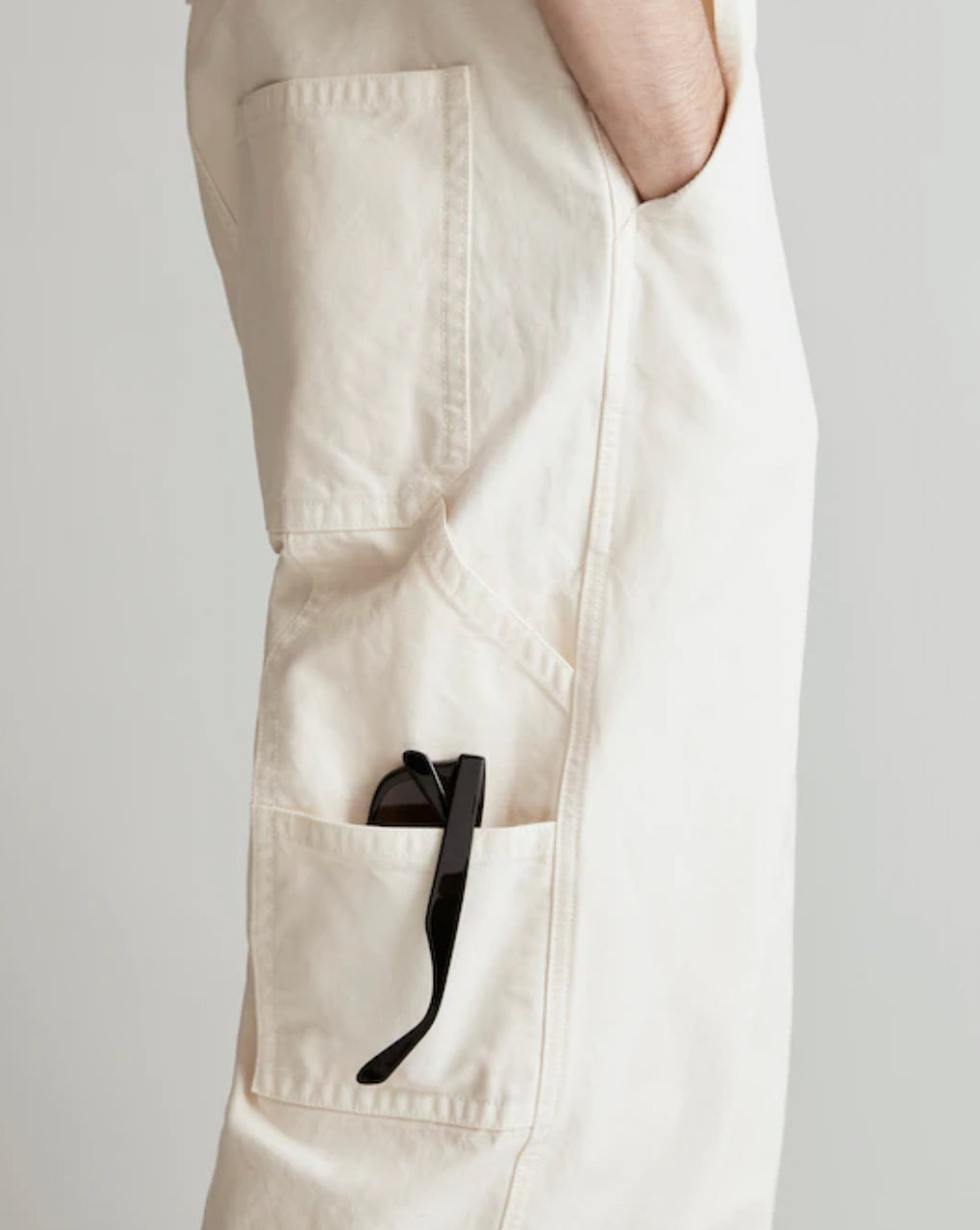Madewell garment-dyed canvas overalls