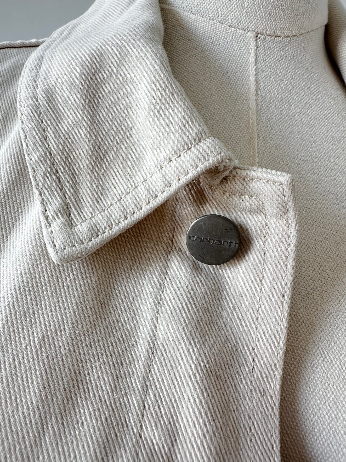 Carhartt cream chore coat