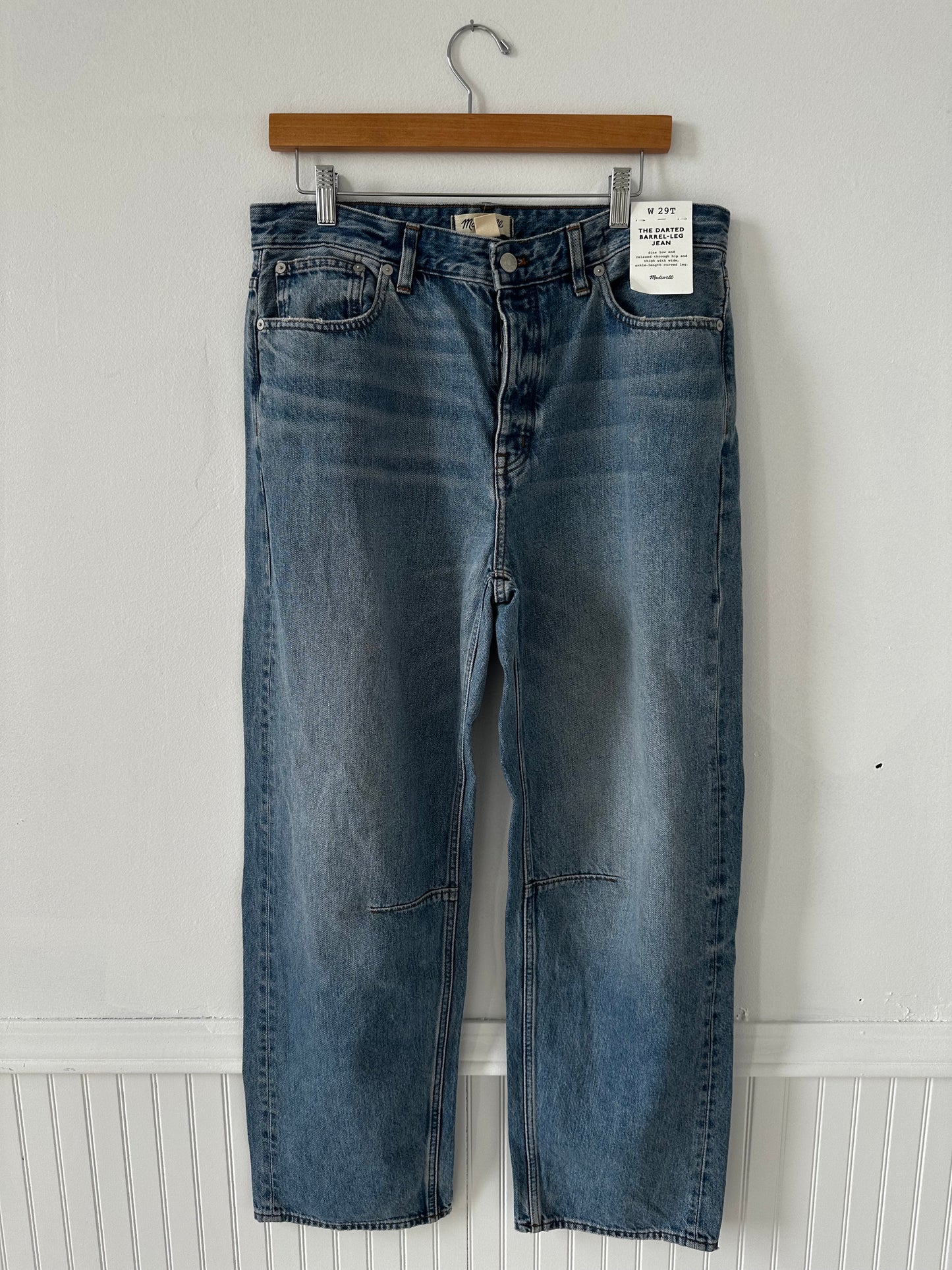 Madewell The Darted Barrel Leg Jean