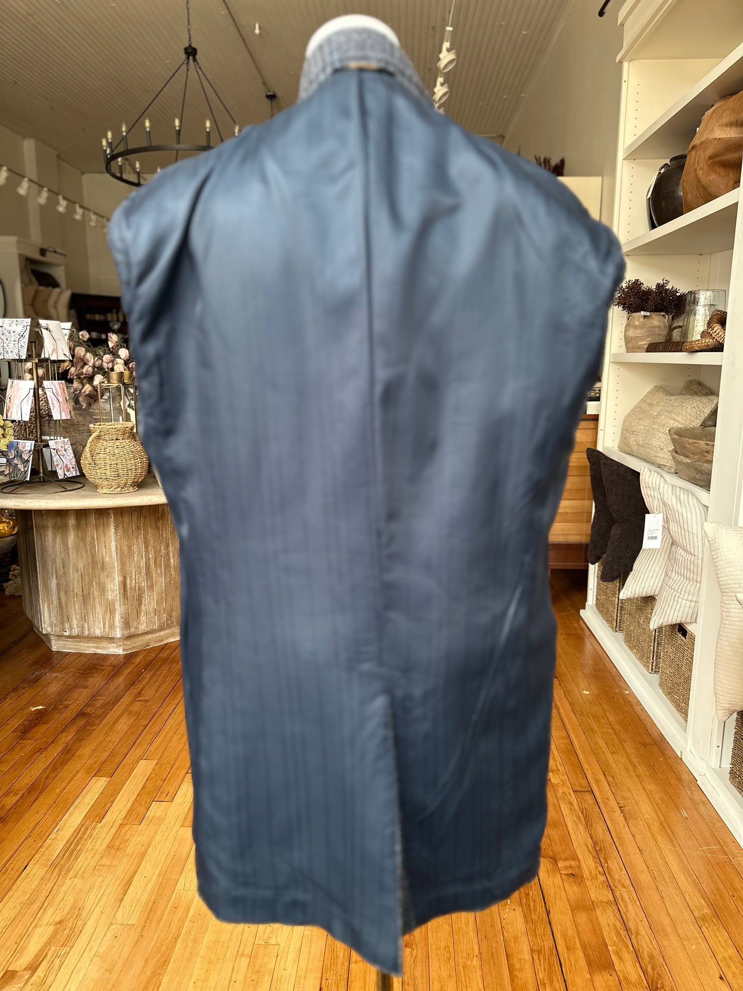 80s Bachrach blue tweed blazer. Made in USA