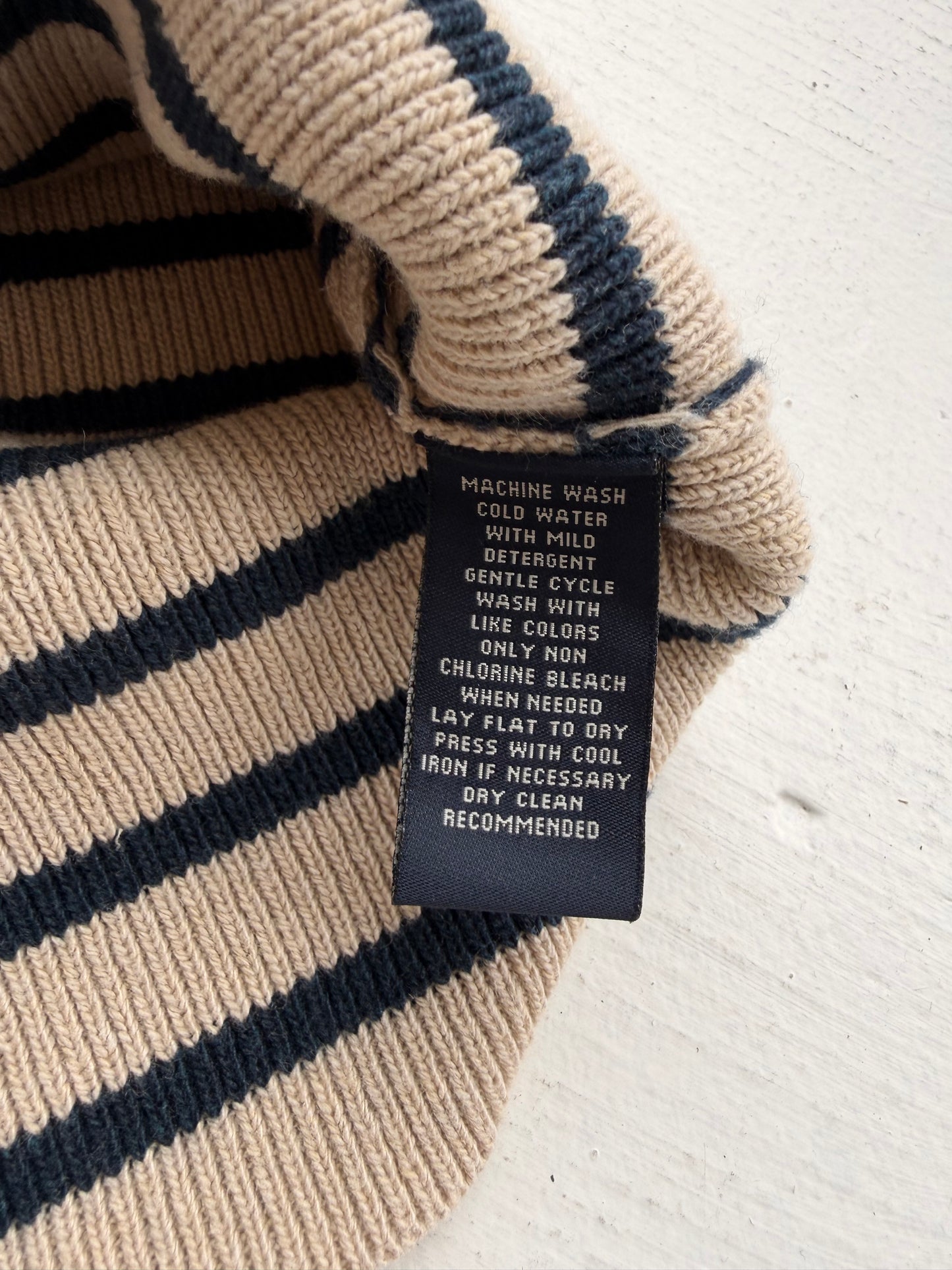 90s Polo Jeans Co cotton sweater. Made in Hong Kong