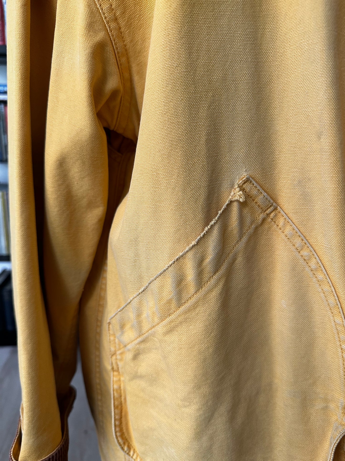 90s (JCrew?) yellow barn coat