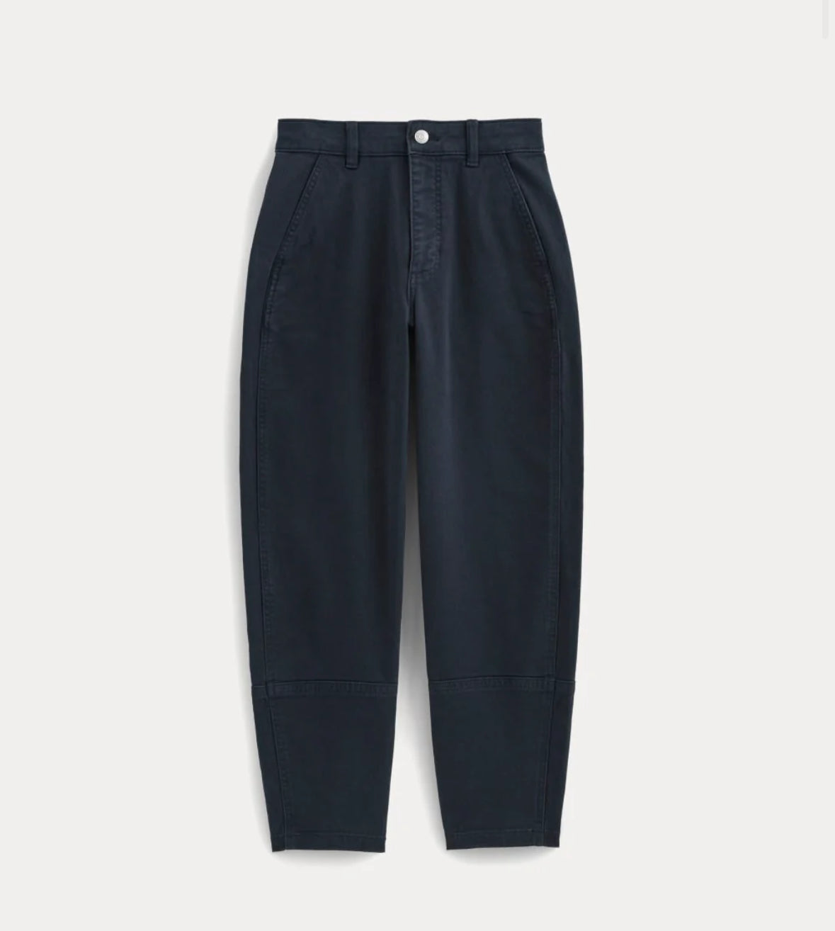 Everlane Utility Barrel Pant in navy size 10 long