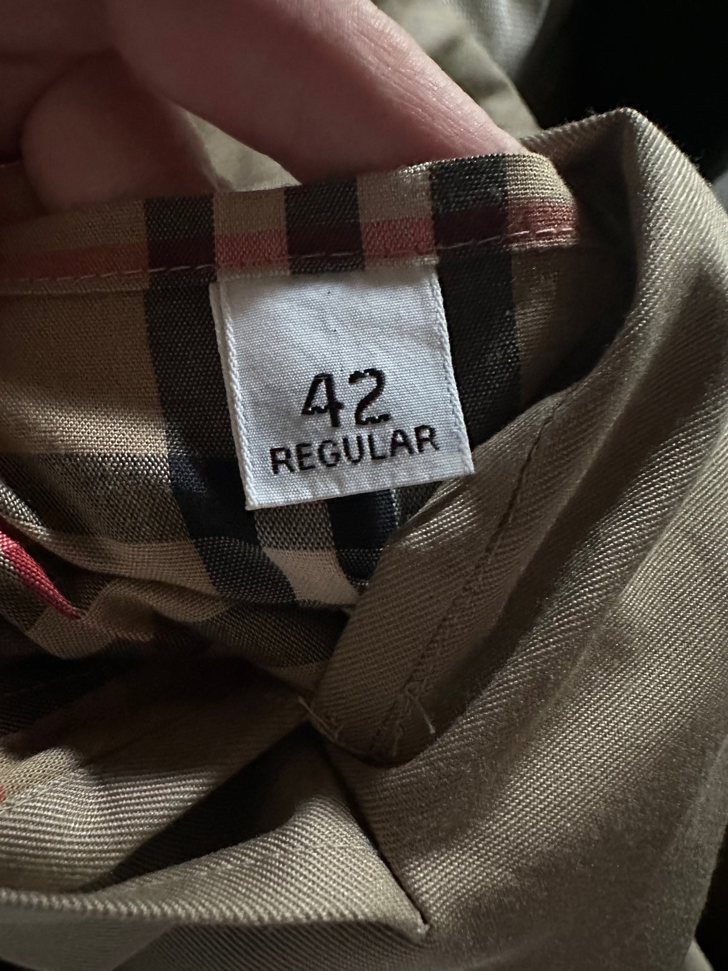 90s Burberry Camden car coat with removable wool lining. Size 42 reg.