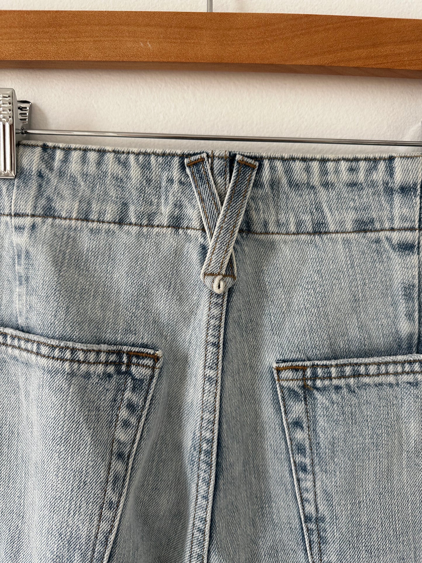 JCrew Point Sur Puddle jeans in bleached wash. NWT