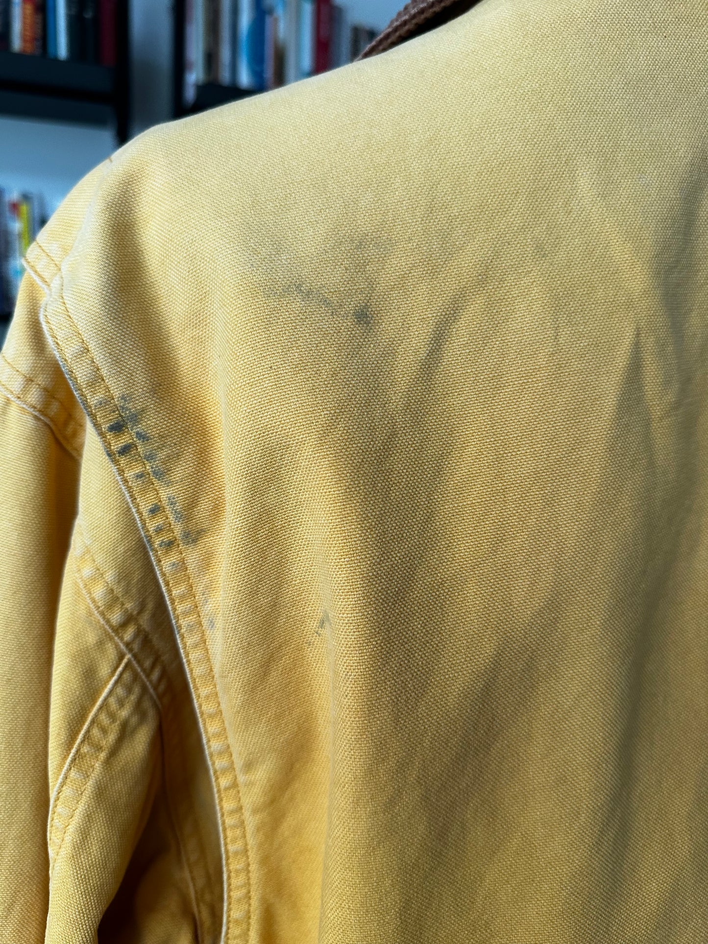 90s (JCrew?) yellow barn coat