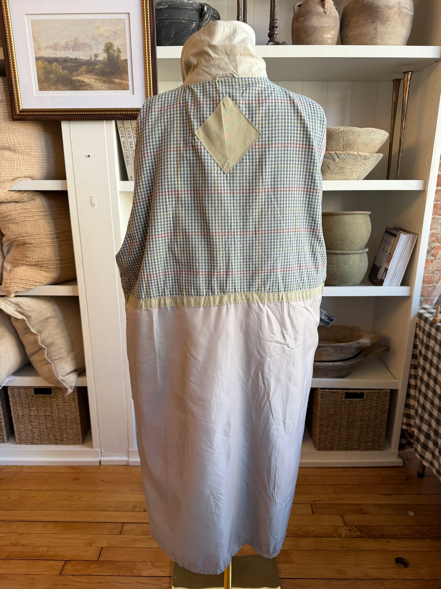 Vintage light khaki trench #1