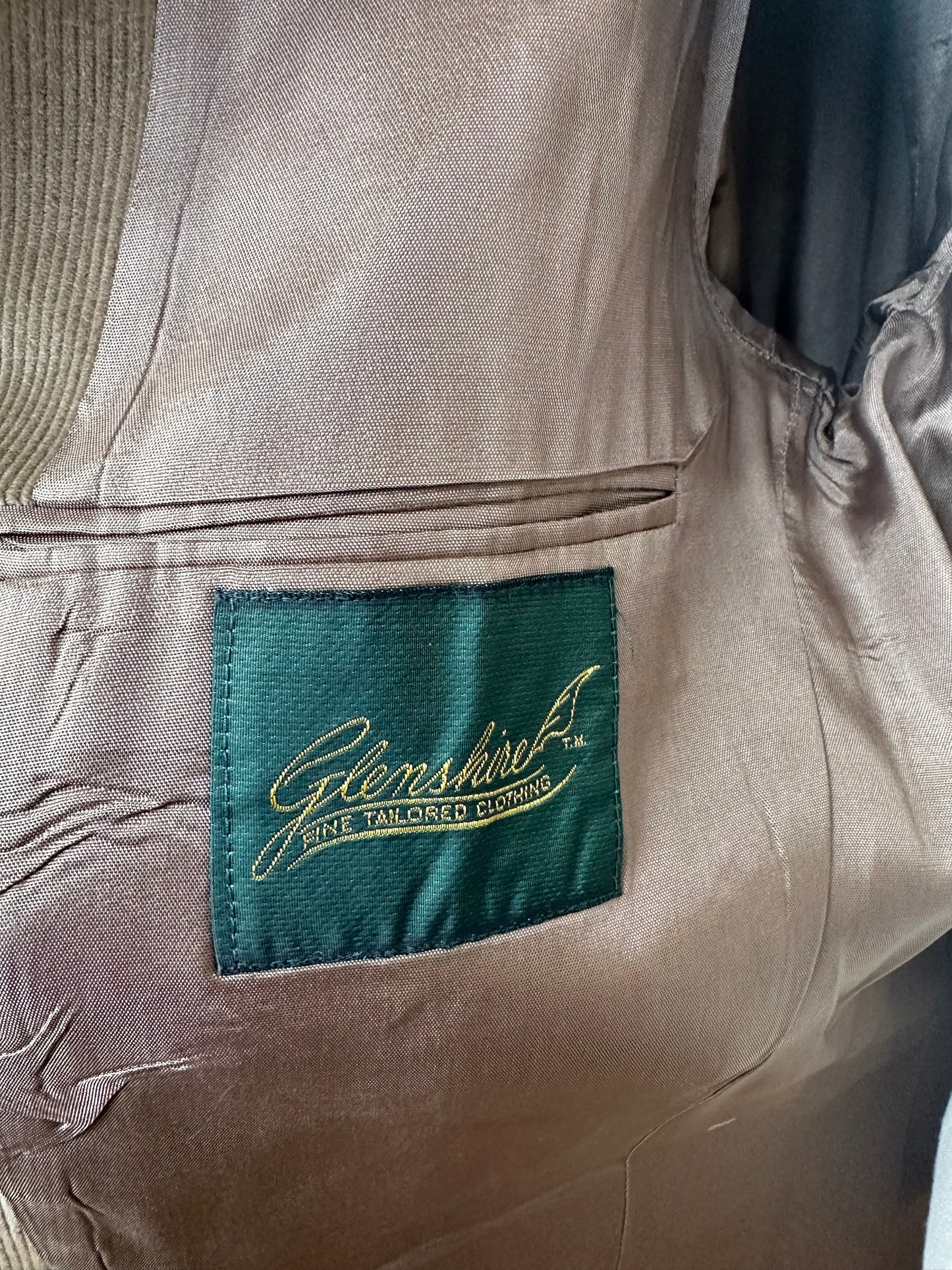 80s Glenshire tailored corduroy blazer