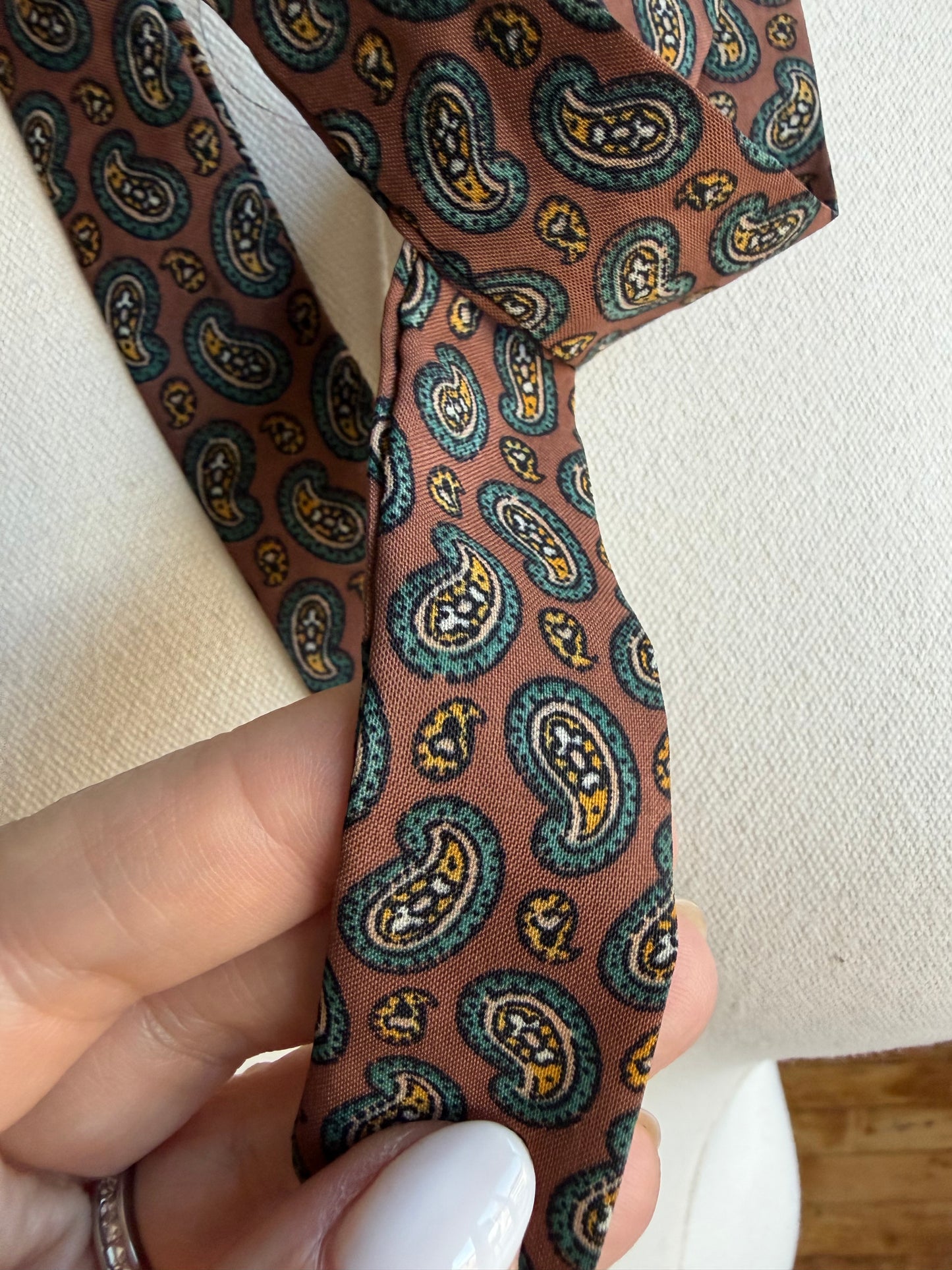 Vintage silk tie