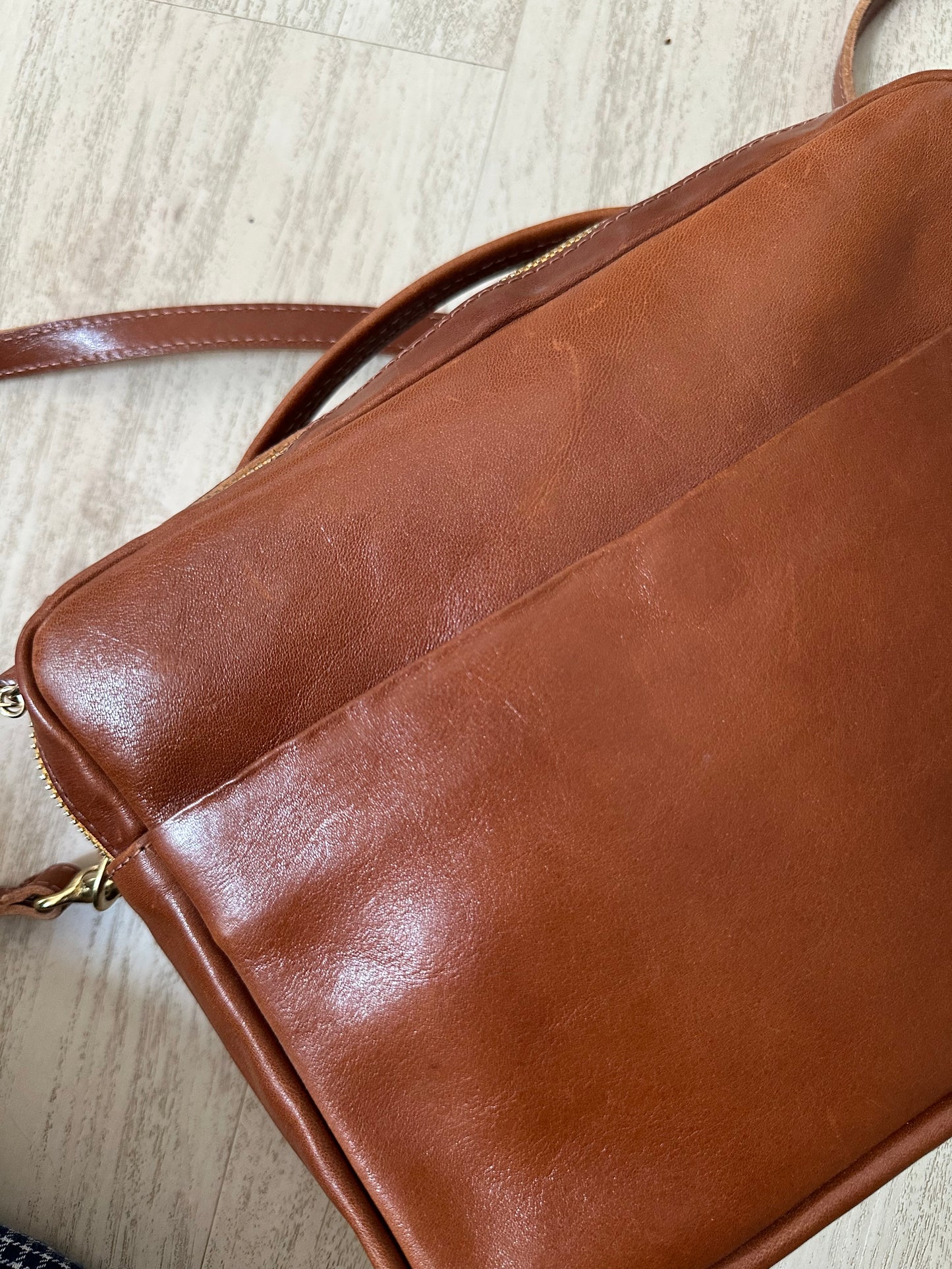 Clare V Mirabel crossbody in Tan