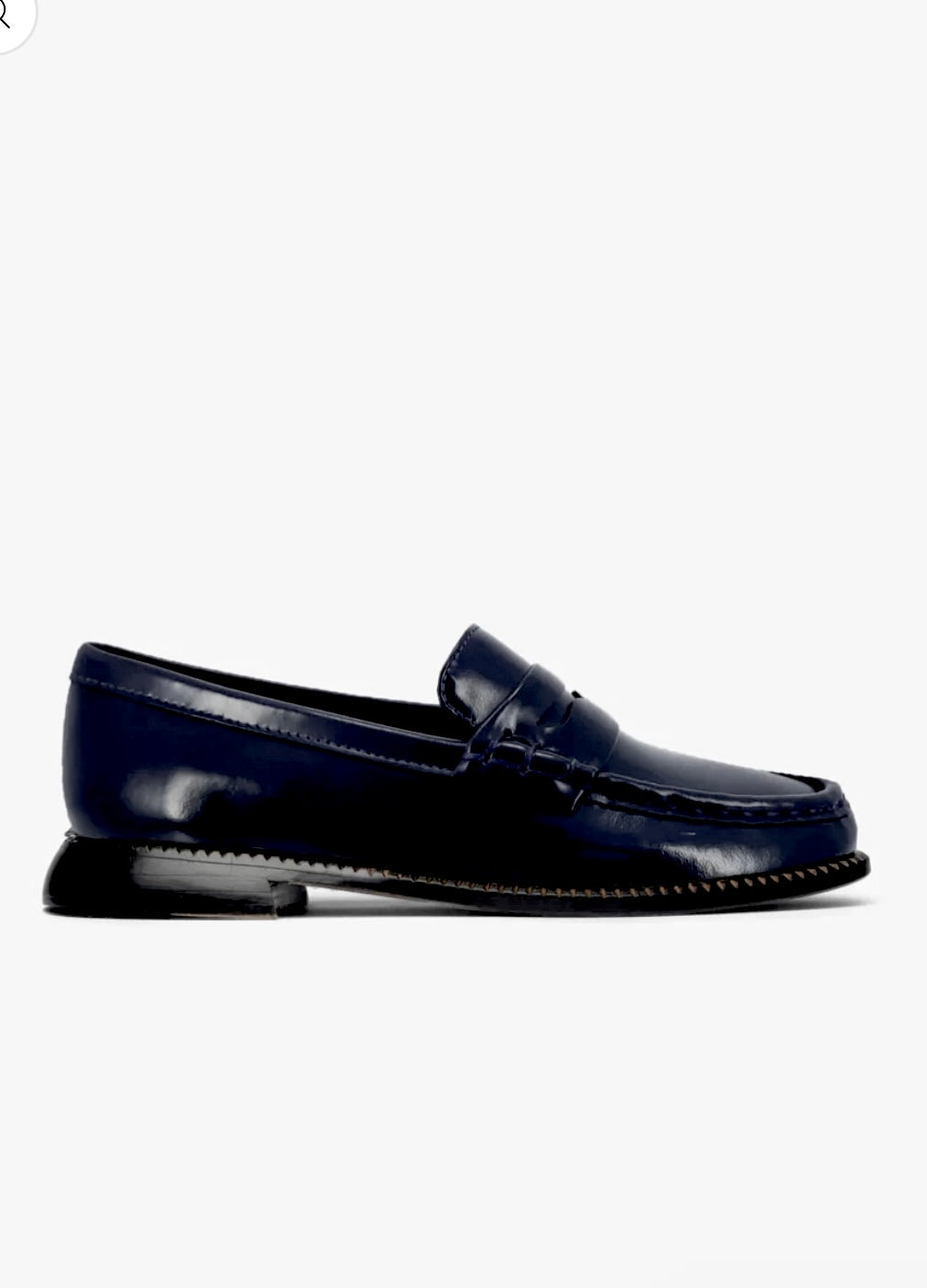 Freda Salvador Elba loafers in navy. Size 9. Brand new