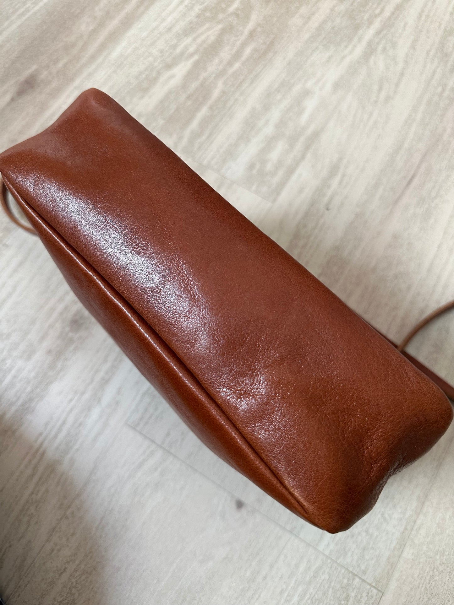 Clare V Mirabel crossbody in Tan