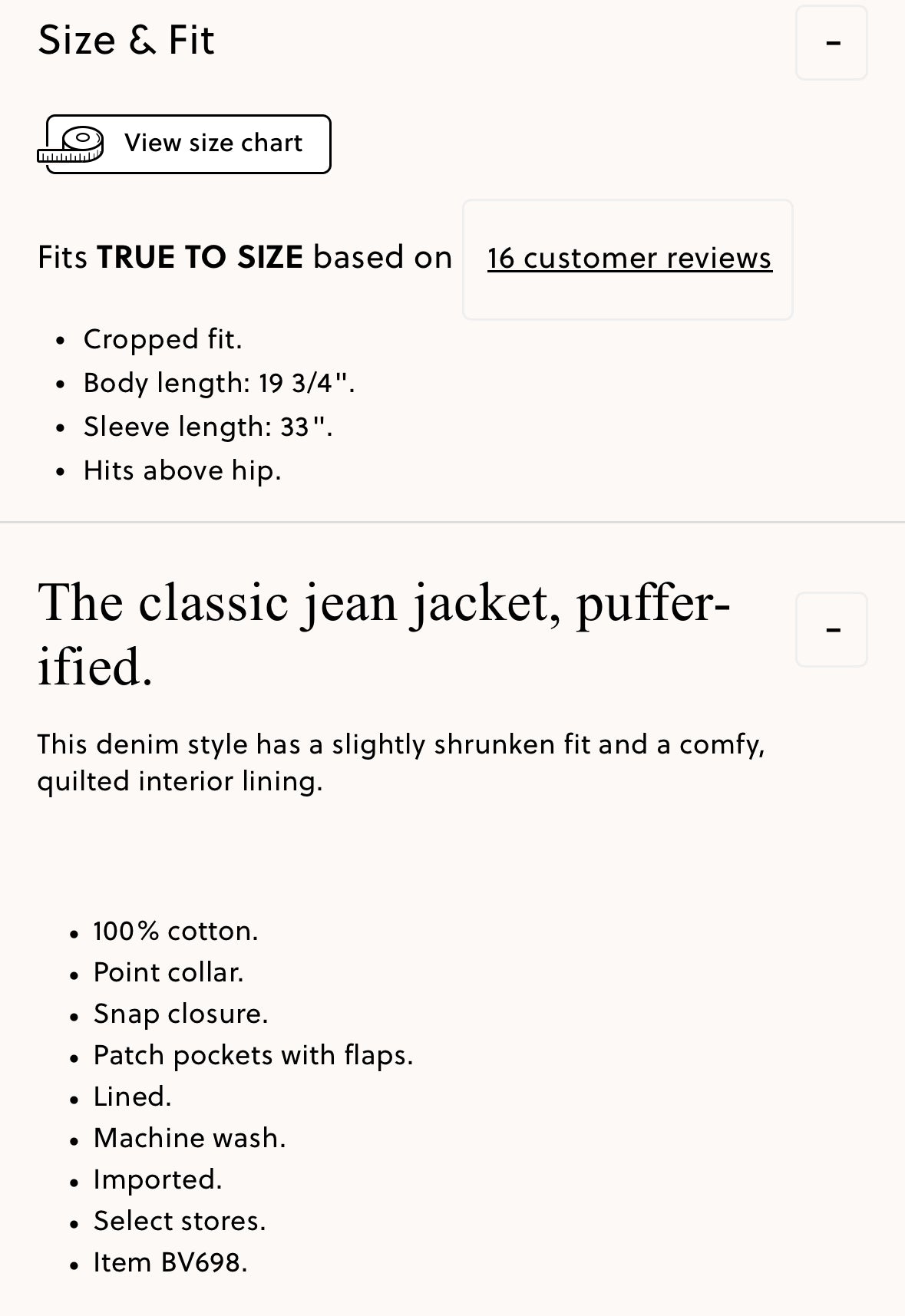 JCrew cropped denim puffer jacket. NWT