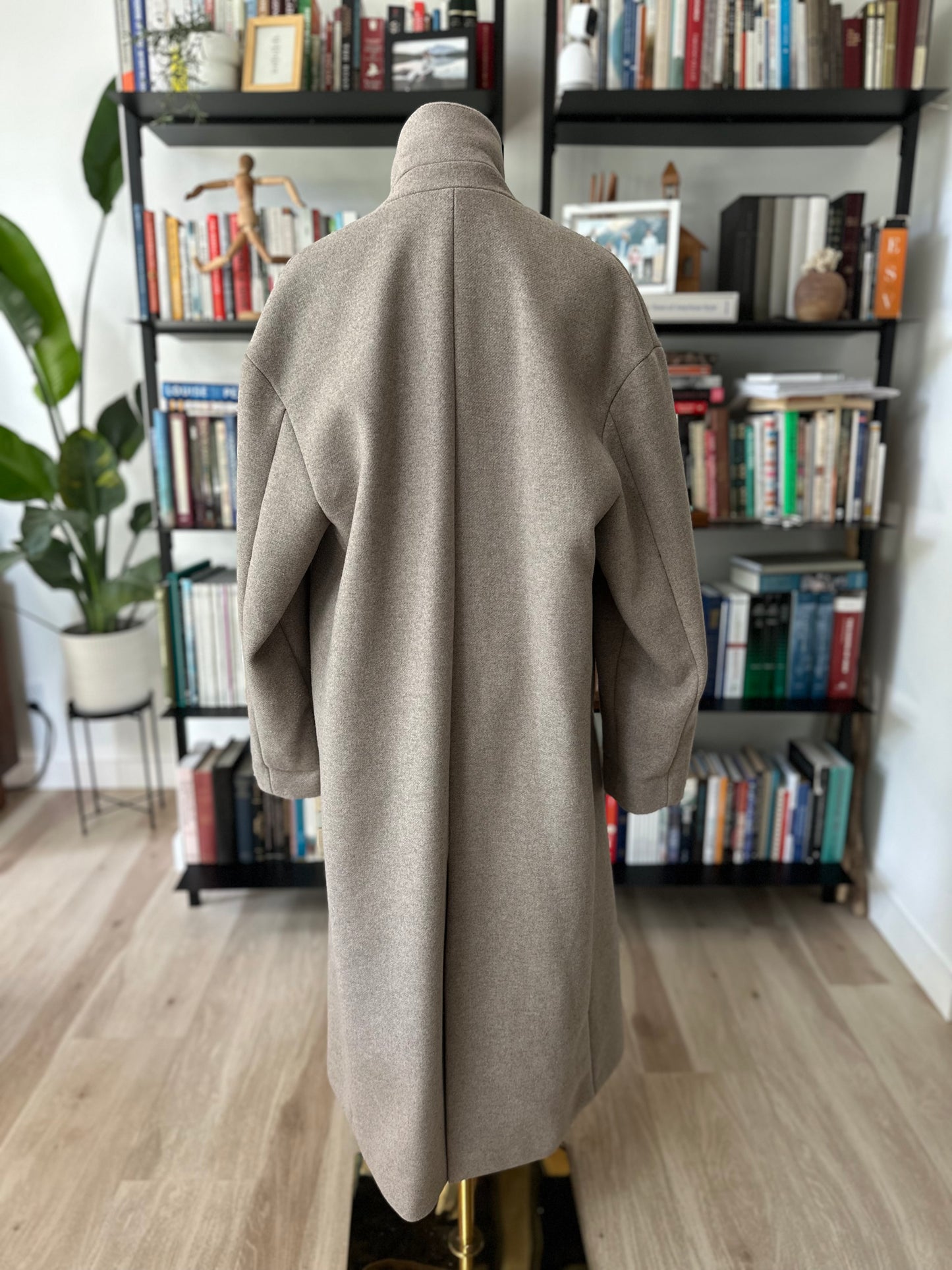 Mango wool blend overcoat. Size medium