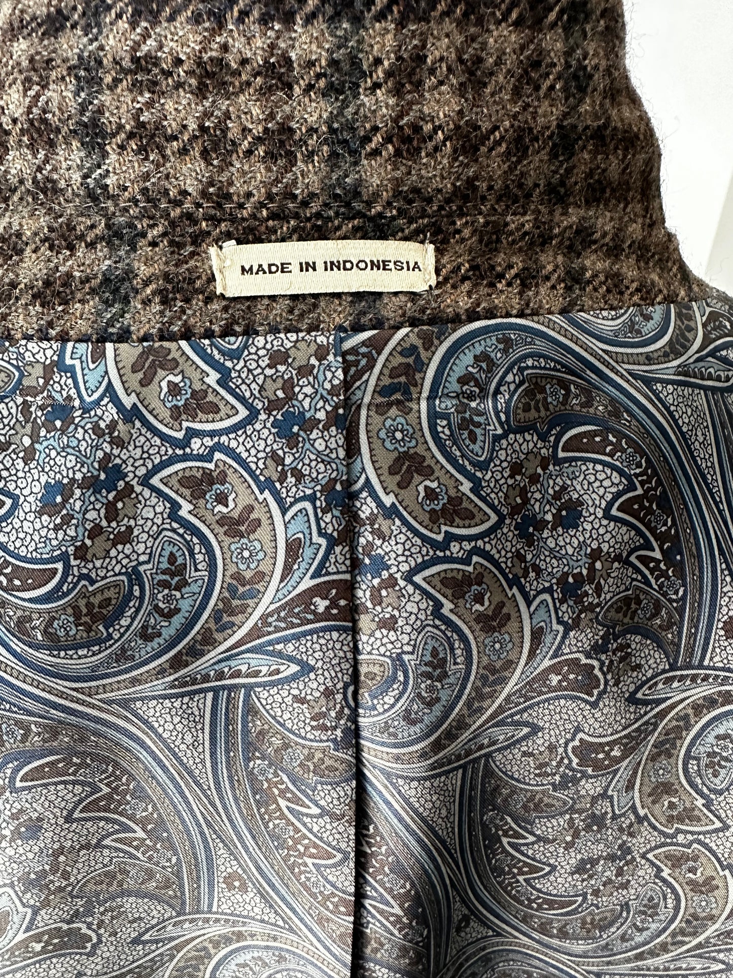 90s Joe by Joseph Abboud plaid wool blazer